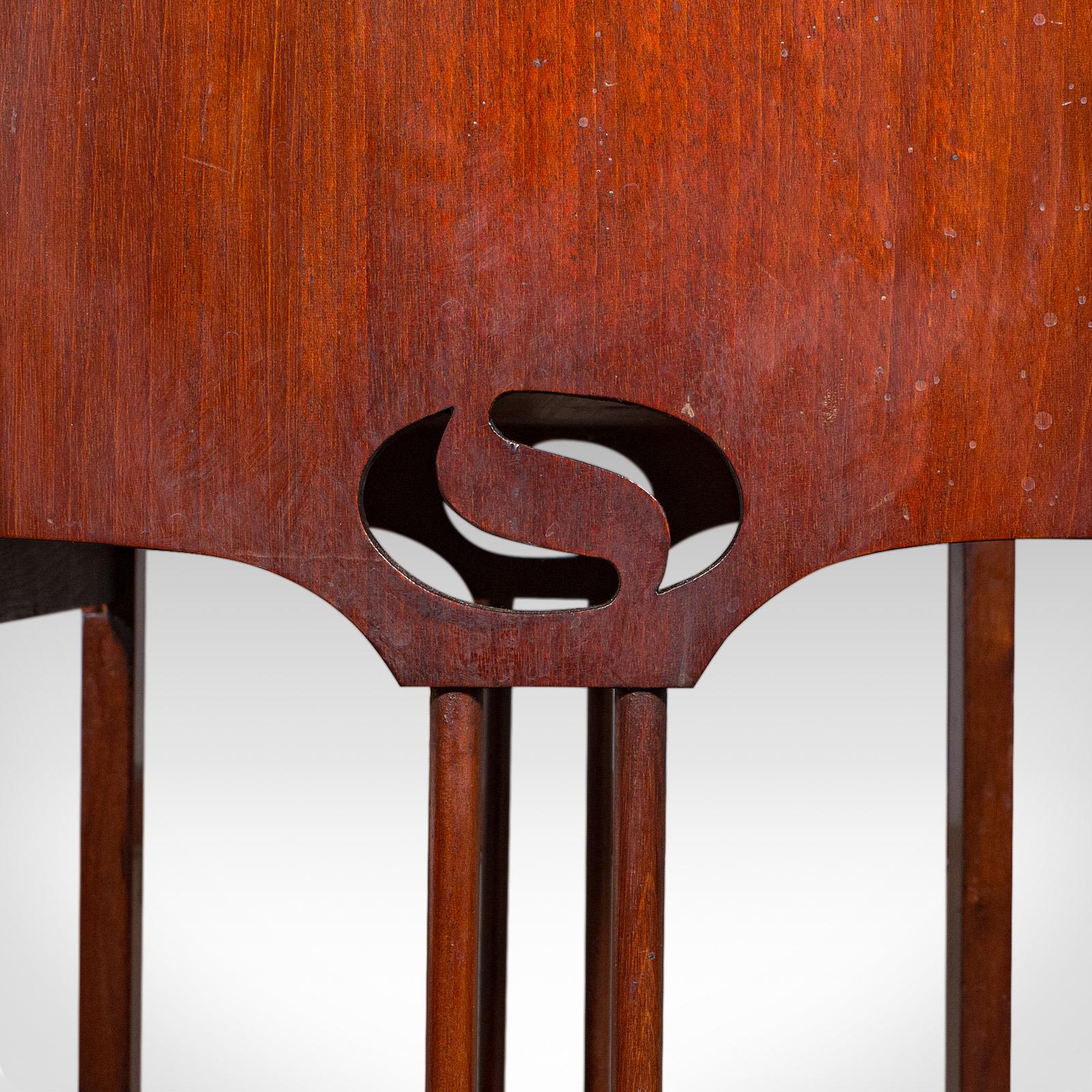 Armoire à musique ancienne Fall Front, anglaise, Art Nouveau, victorienne, d'après Liberty en vente 5