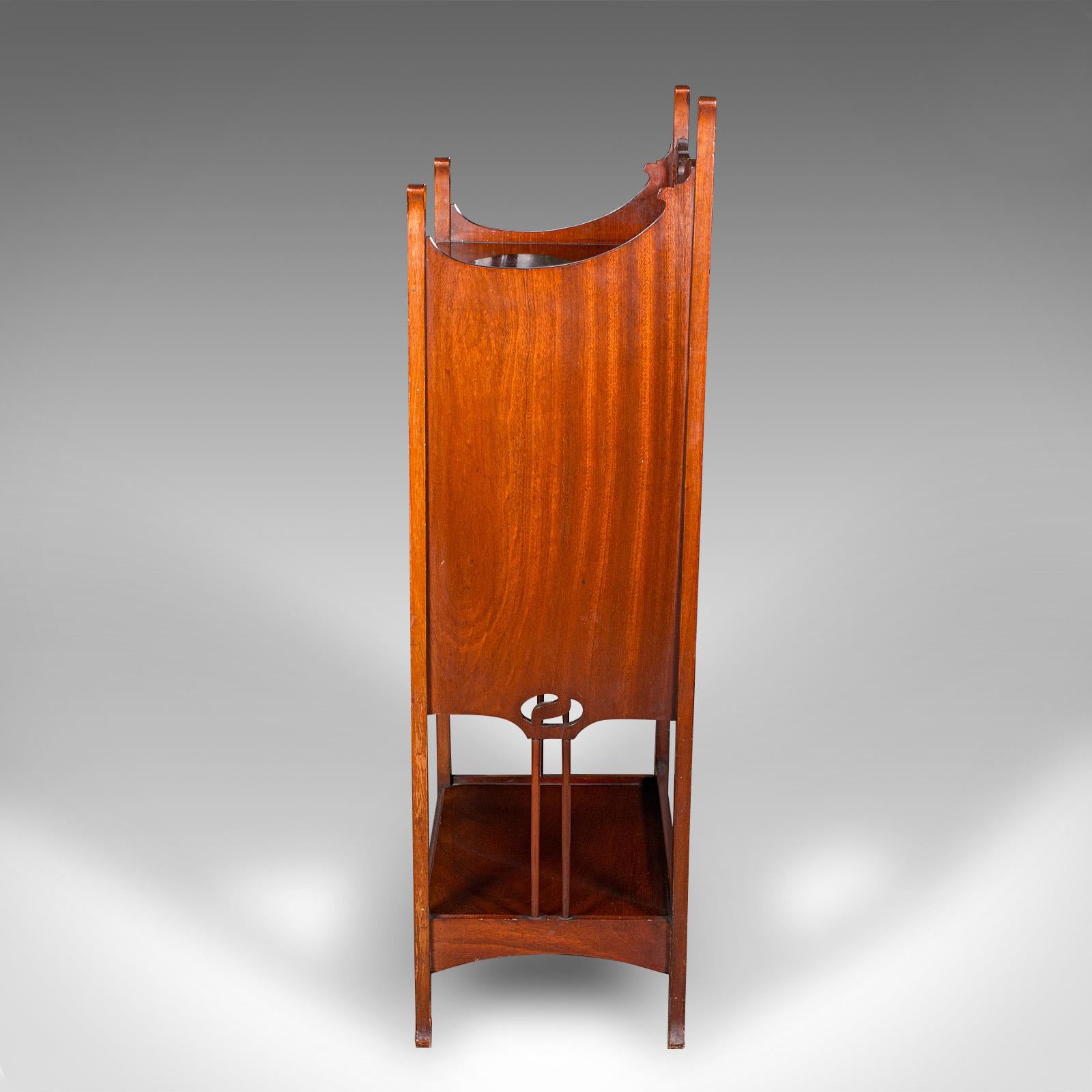 Début du 20ème siècle Armoire à musique ancienne Fall Front, anglaise, Art Nouveau, victorienne, d'après Liberty en vente