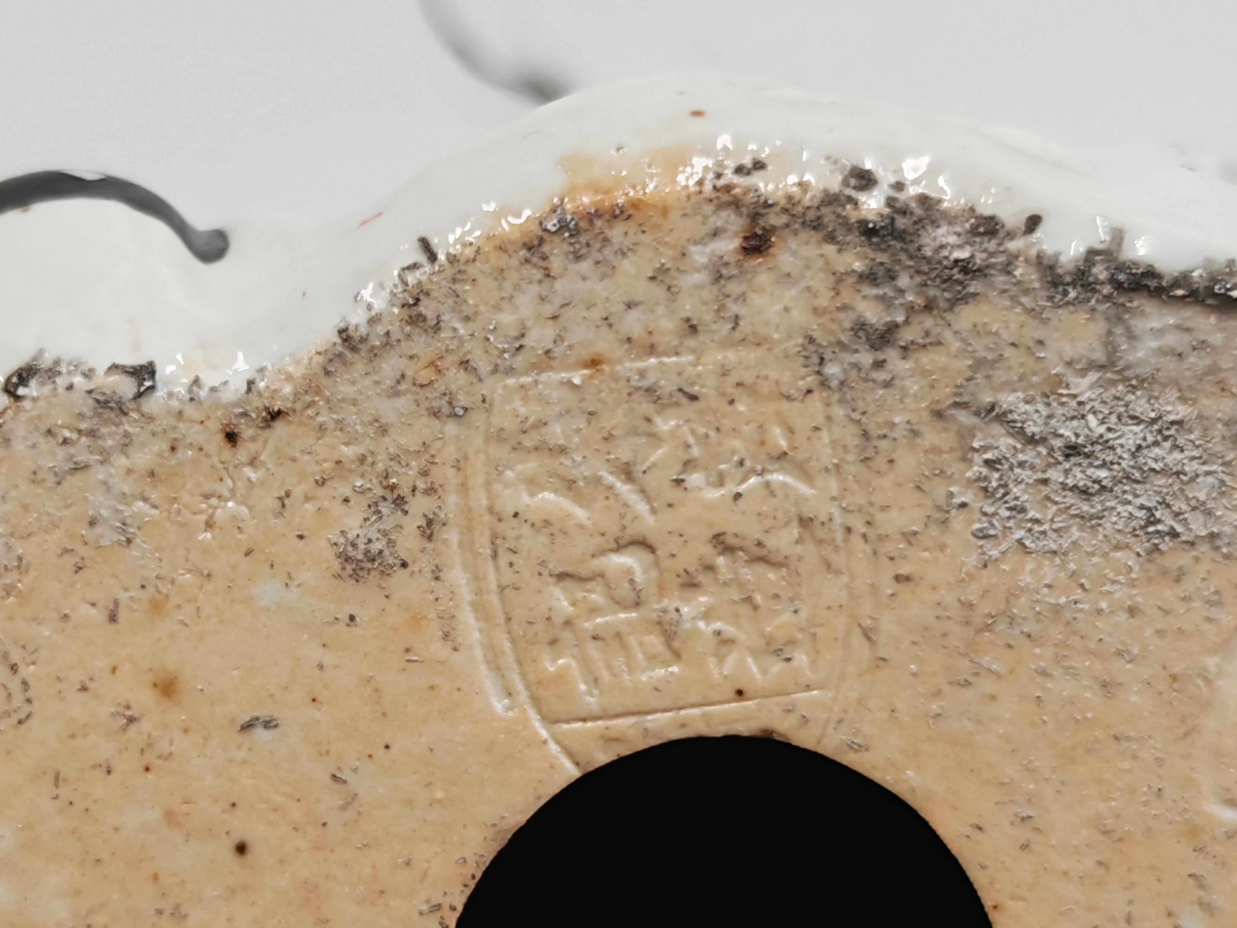 Sculpture ancienne en porcelaine de la famille rose, Immortal Figurine Sculpture, 19e siècle en vente 6