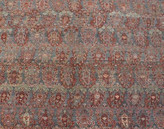 Antique Faraghan Gallery Persian Rug With All-Over Paisley Geometric Design