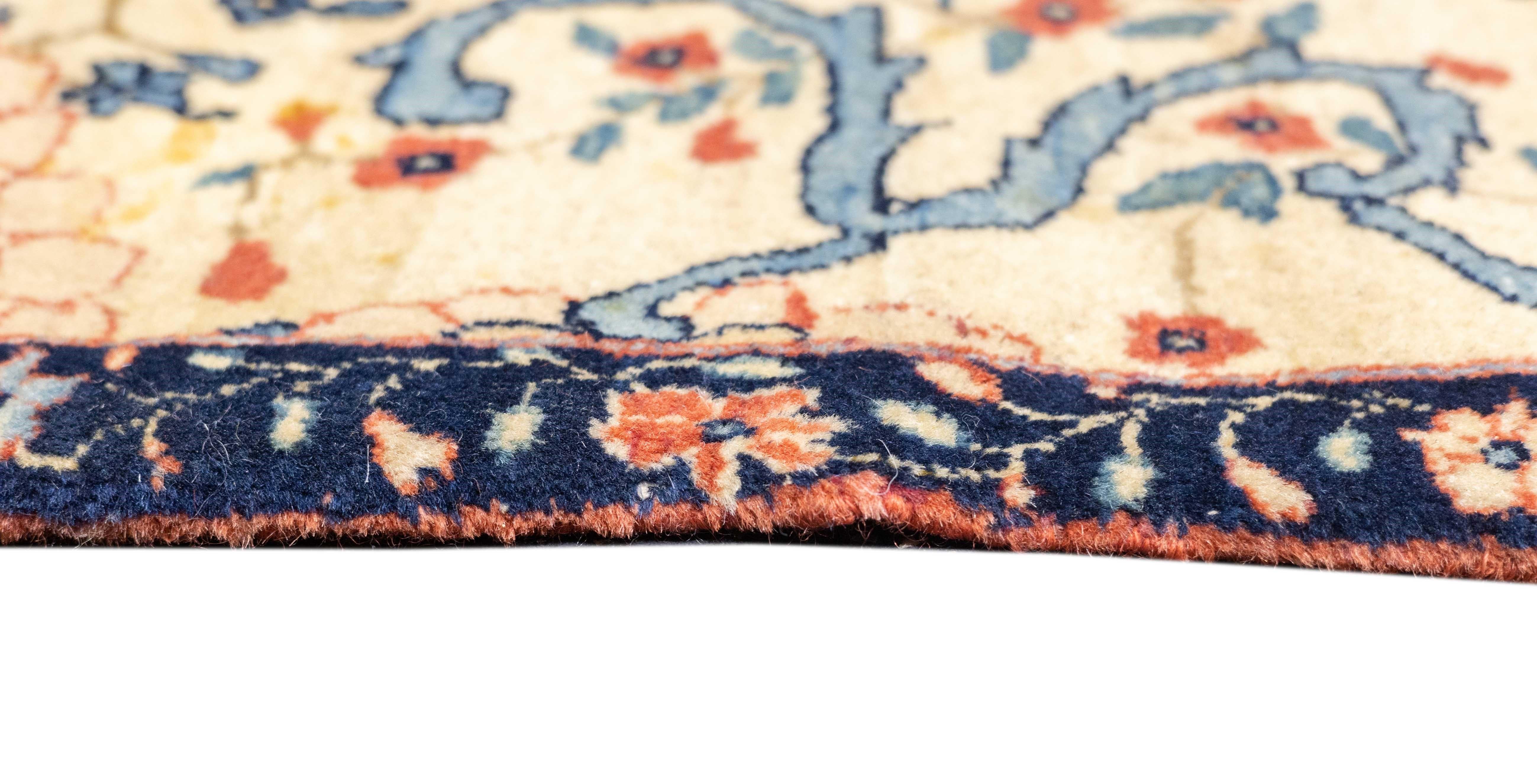 19th Century Antique Farahan Rug 2'8'' x 5'2'' For Sale