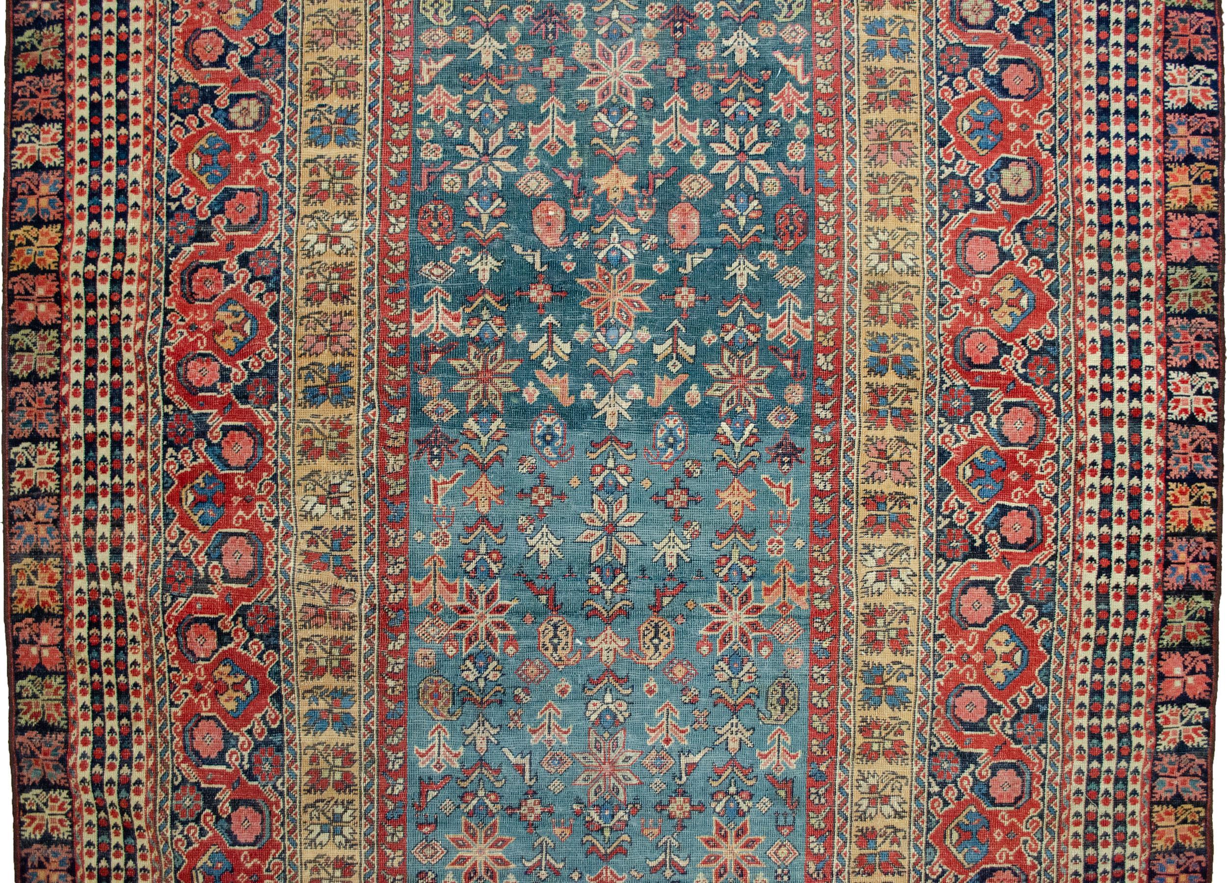 Antiker Farahan-Teppich 290x140cm, antik (Wolle) im Angebot