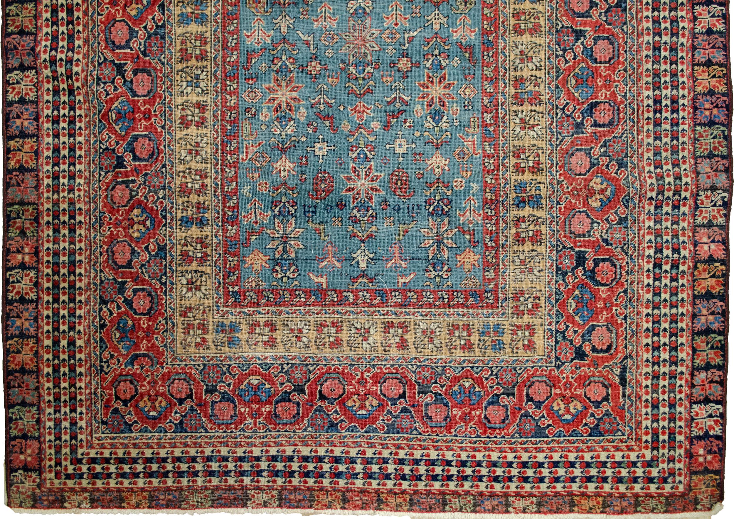 Antiker Farahan-Teppich 290x140cm, antik im Angebot 1