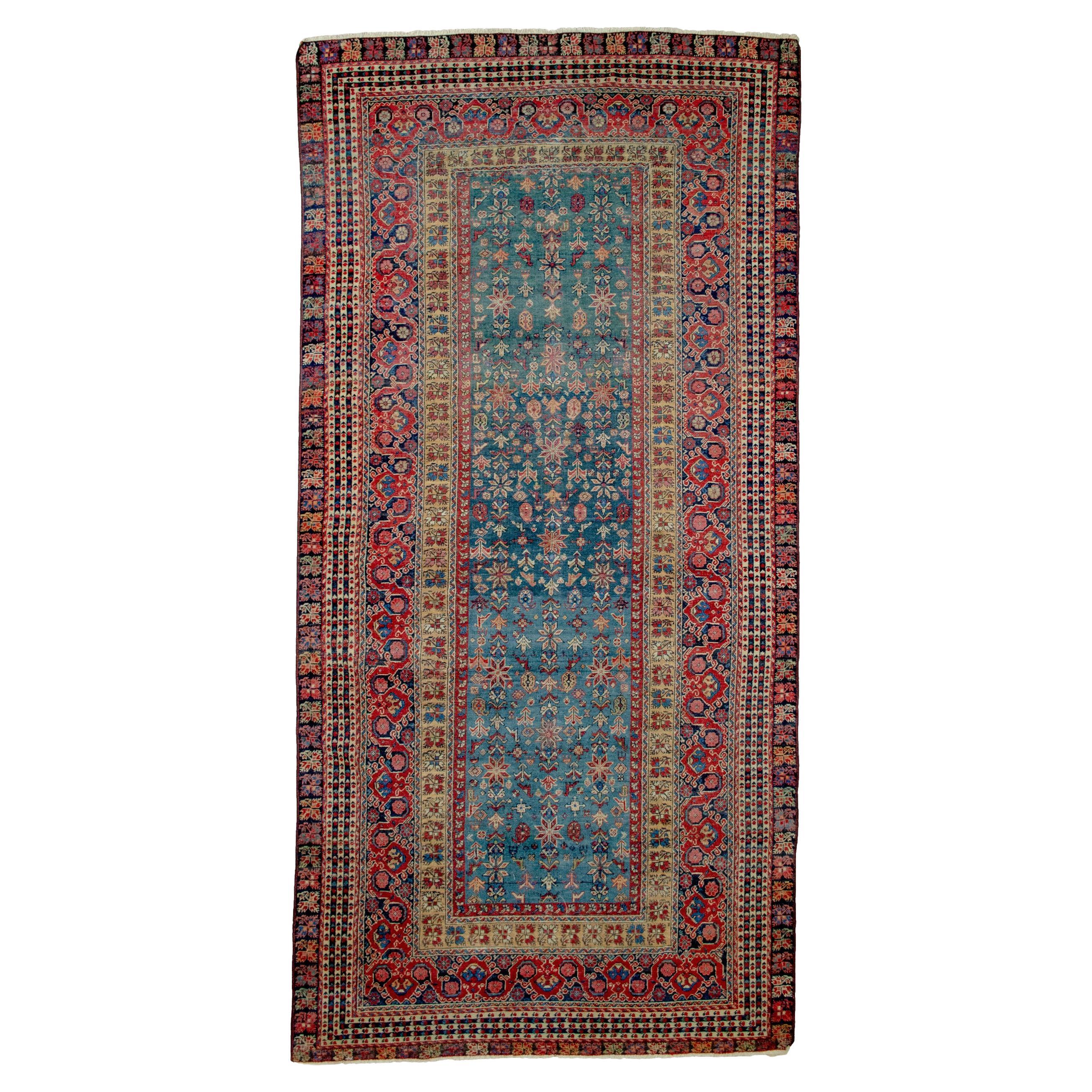Antiker Farahan-Teppich 290x140cm, antik im Angebot