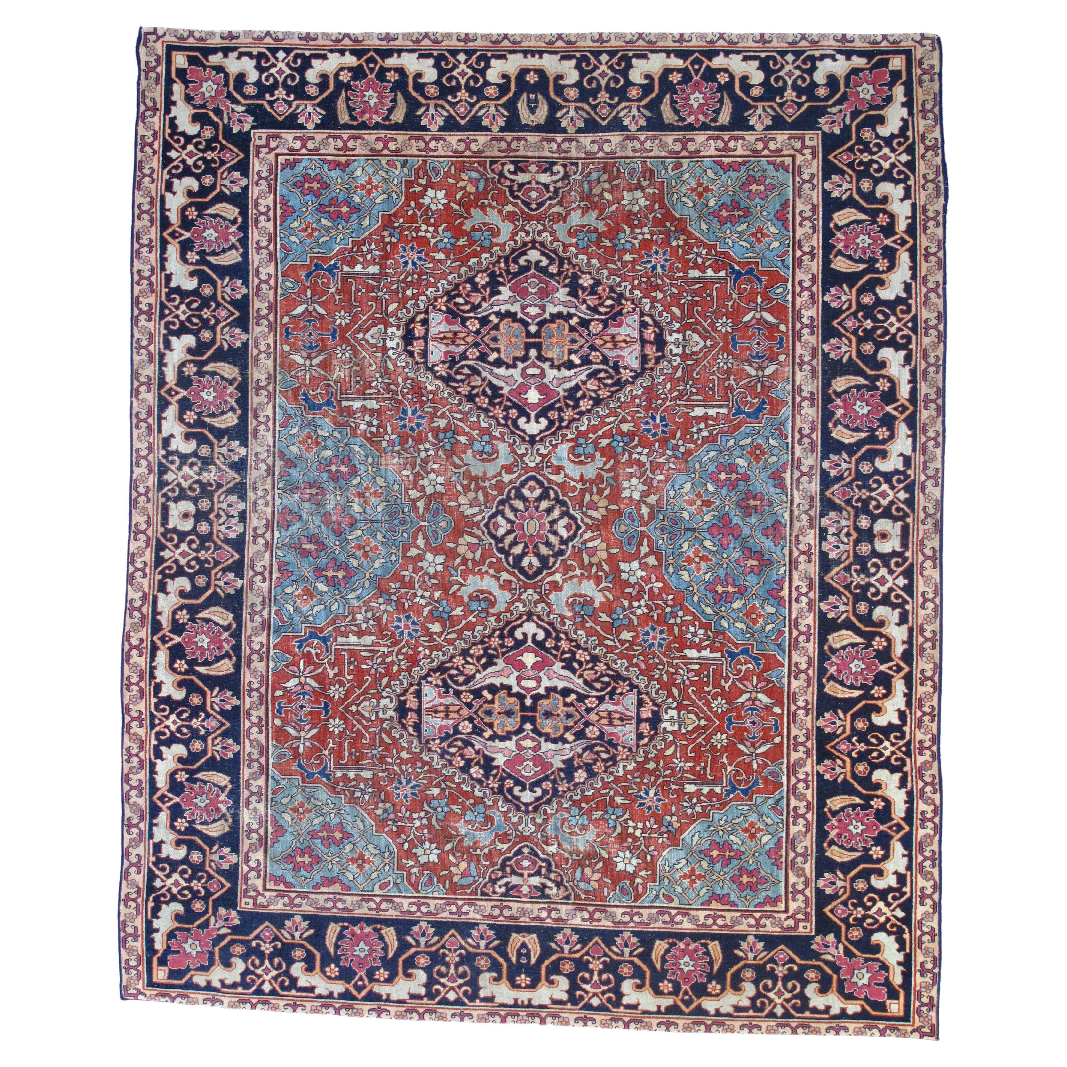 Antique Farahan Rug 4'10'' x 5'11''