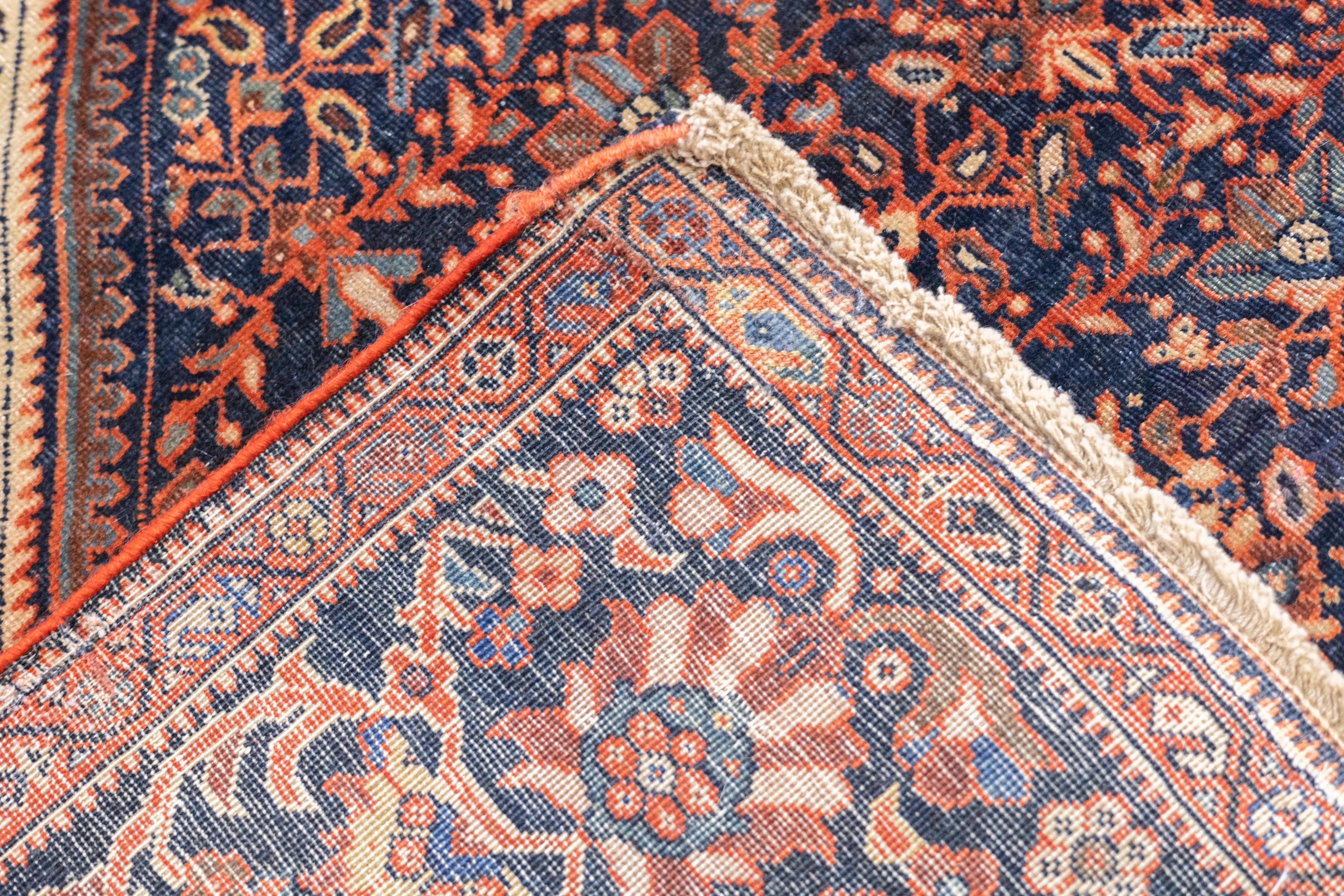 Antike Farahan Sarouk 4'1'' x 6'8'' im Angebot 3