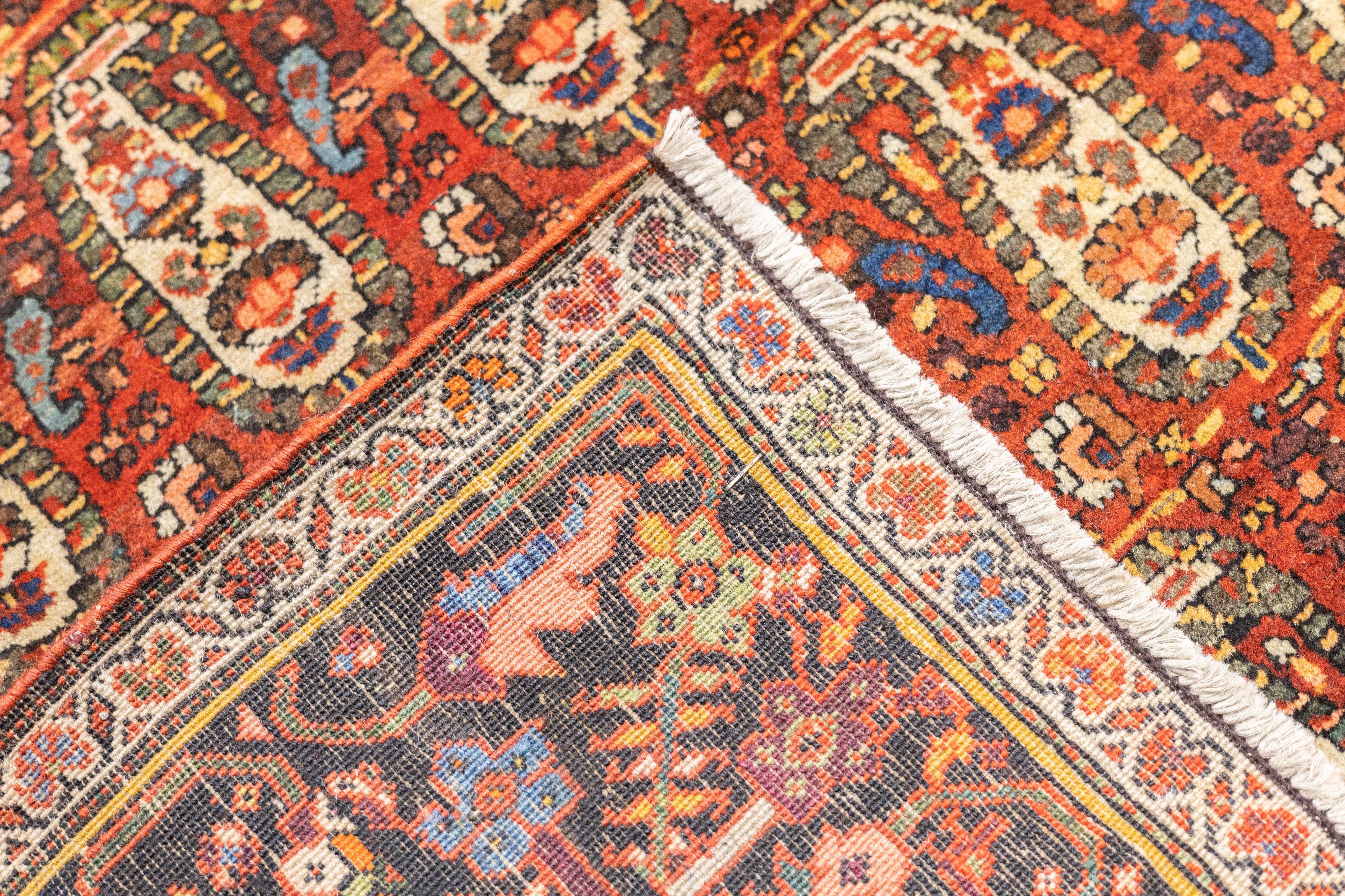 Antique Farahan Sarouk 4'4'' x 6'5'' For Sale 5