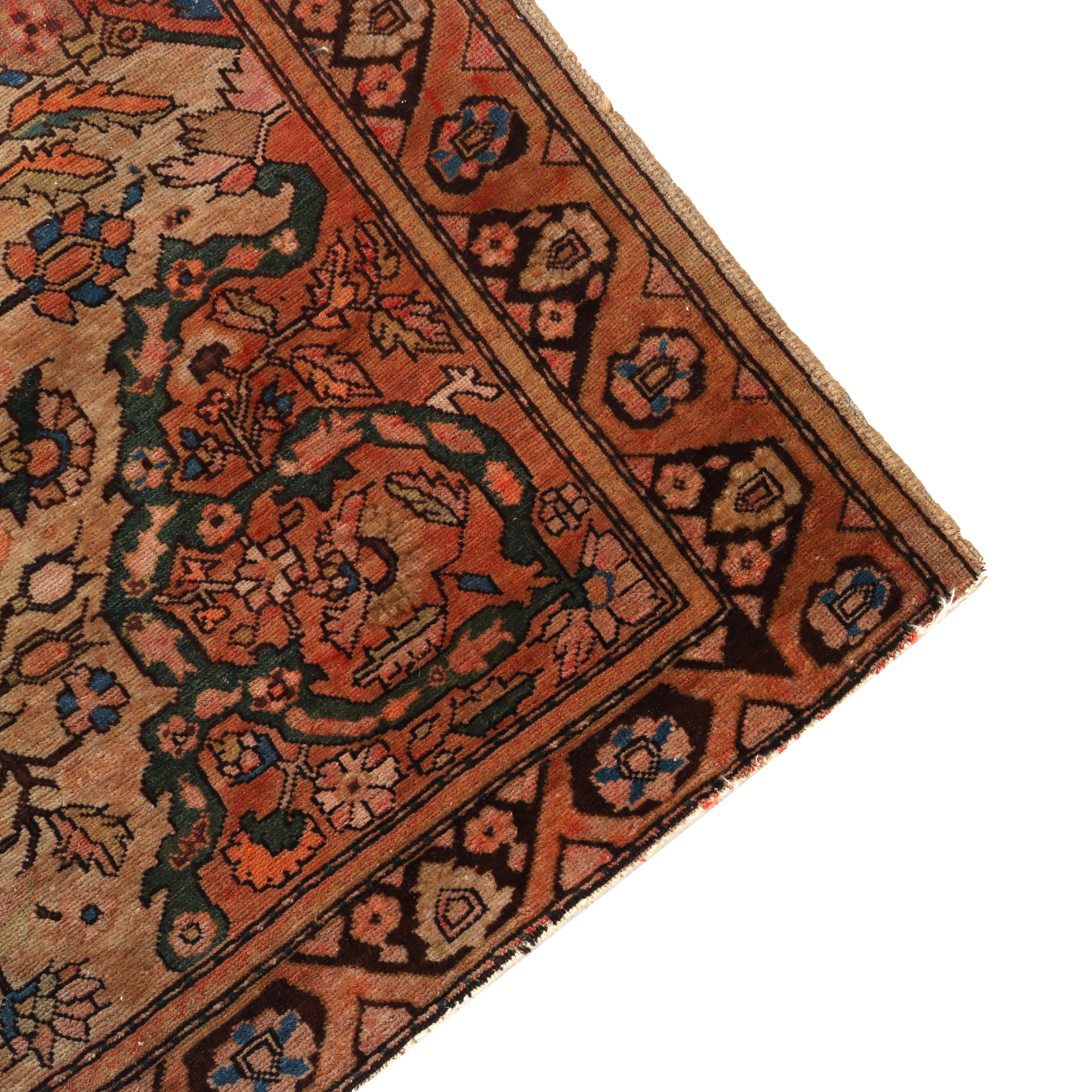 Antiker Farahan Sarouk Persischer Wollteppich C1920 (20. Jahrhundert) im Angebot