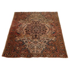 Antiker Farahan Sarouk Persischer Wollteppich C1920