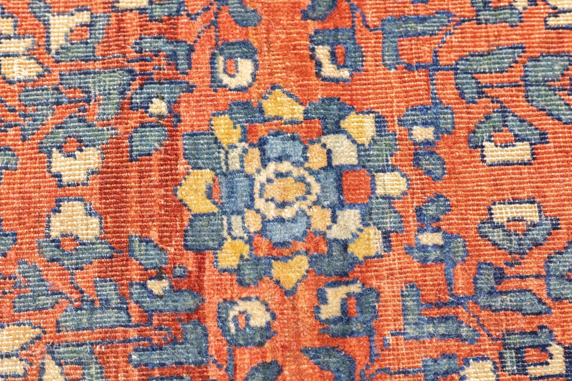 Antiker Farahan Sarouk-Teppich 12' x 17'9'' (Persisch) im Angebot