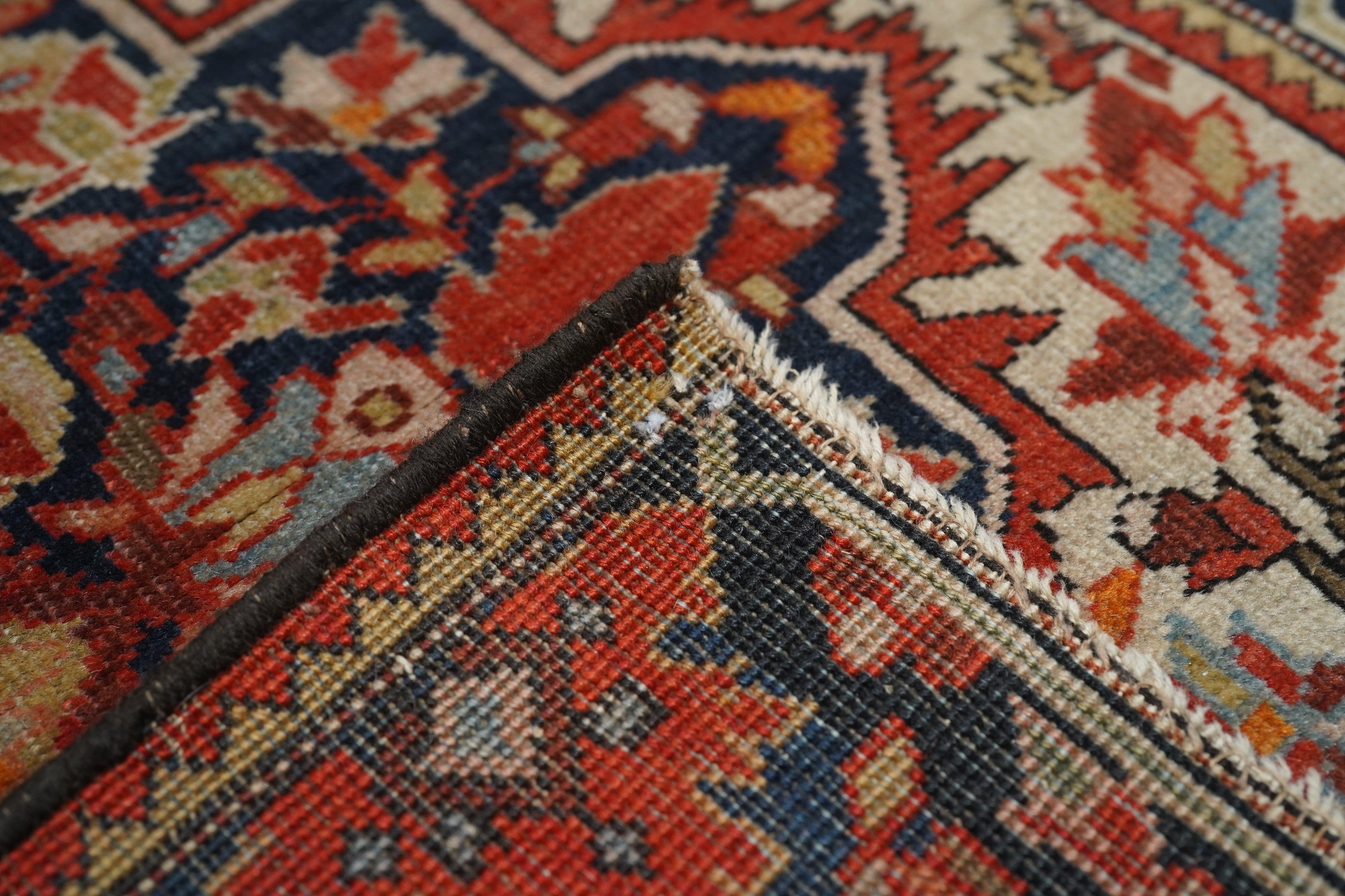Antique Farahan Sarouk Rug 3'4'' x 4'10'' For Sale 4