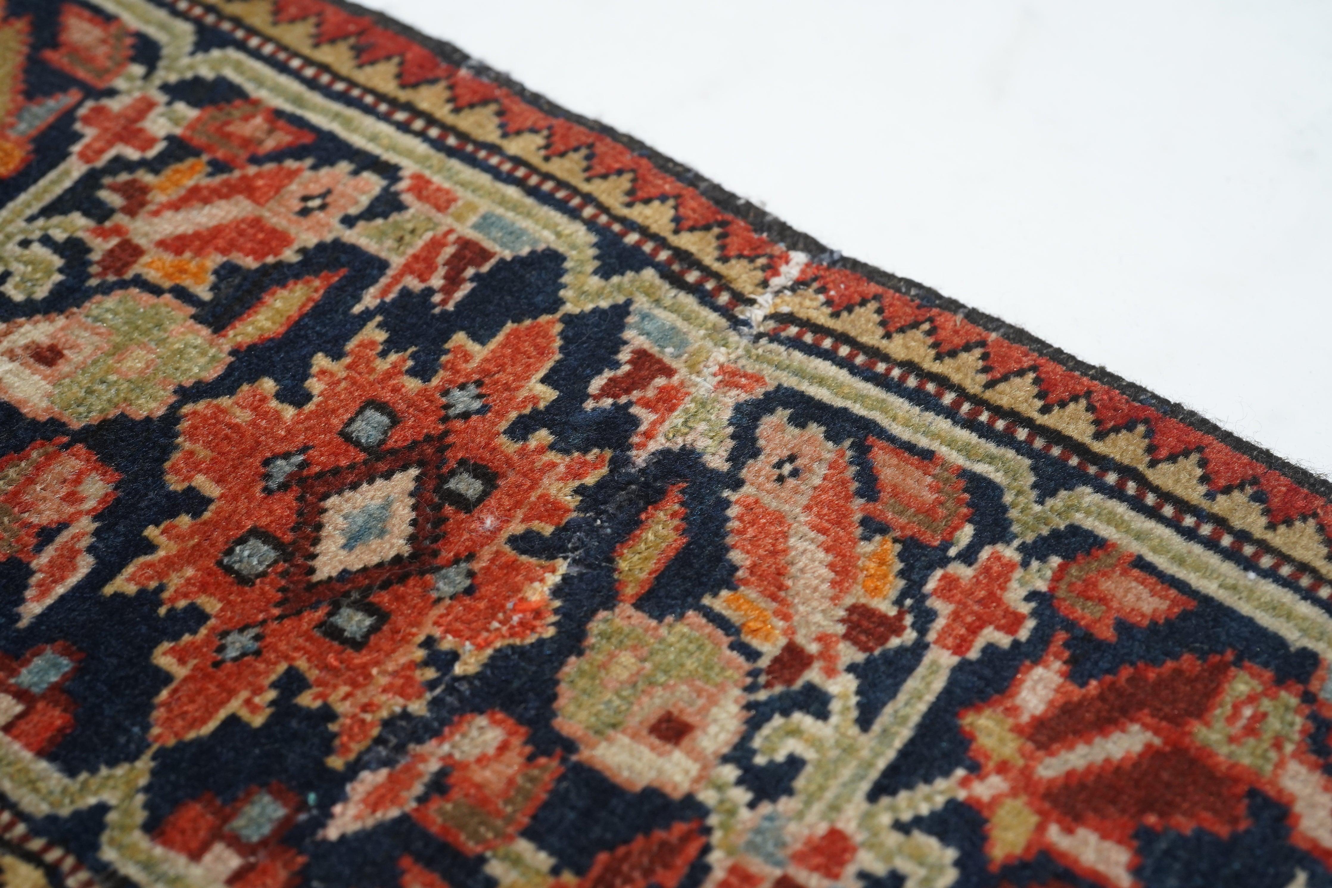 Antique Farahan Sarouk Rug 3'4'' x 4'10'' For Sale 2