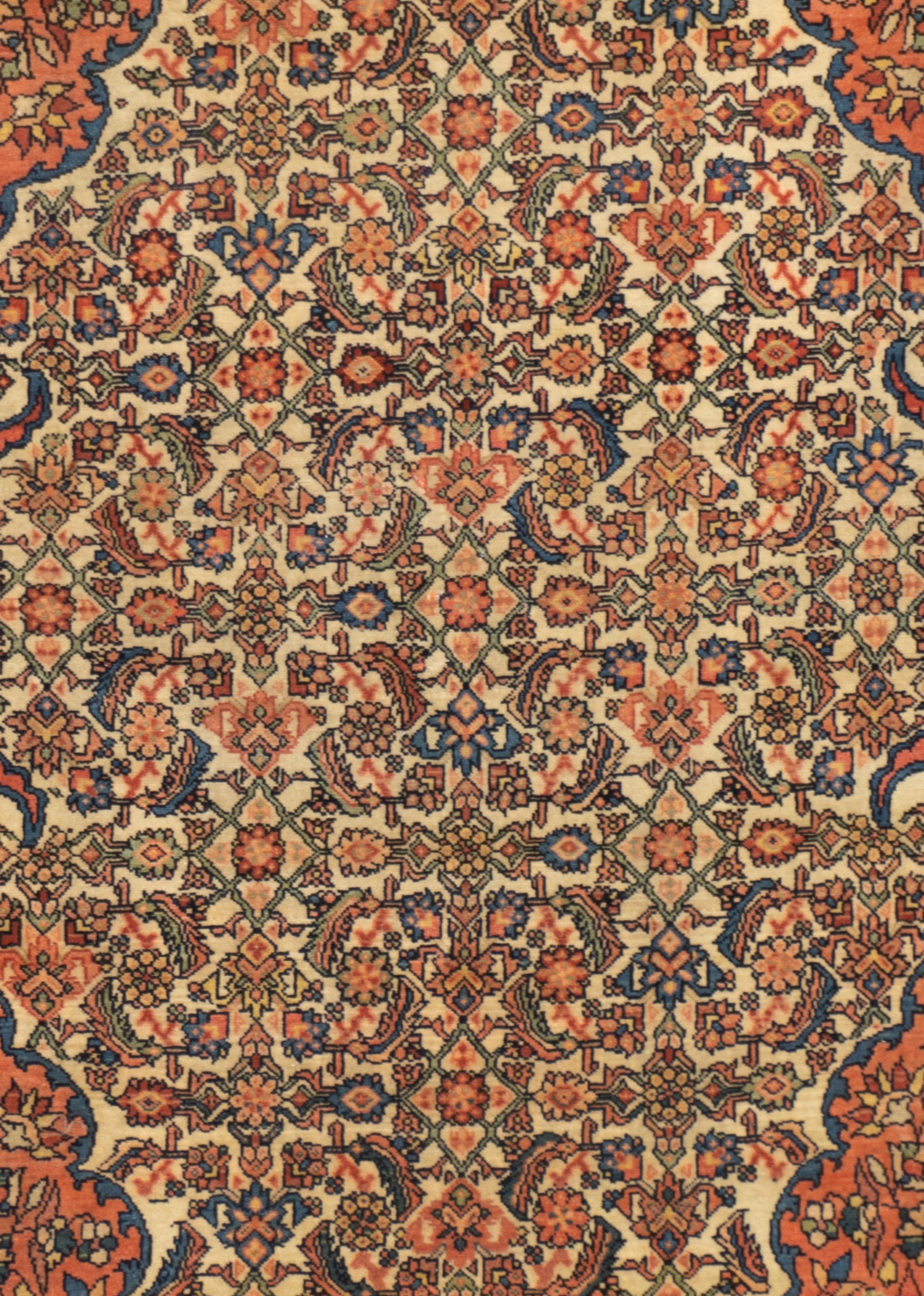 Persian Antique Farahan Sarouk Rug 3'5'' x 5'0
