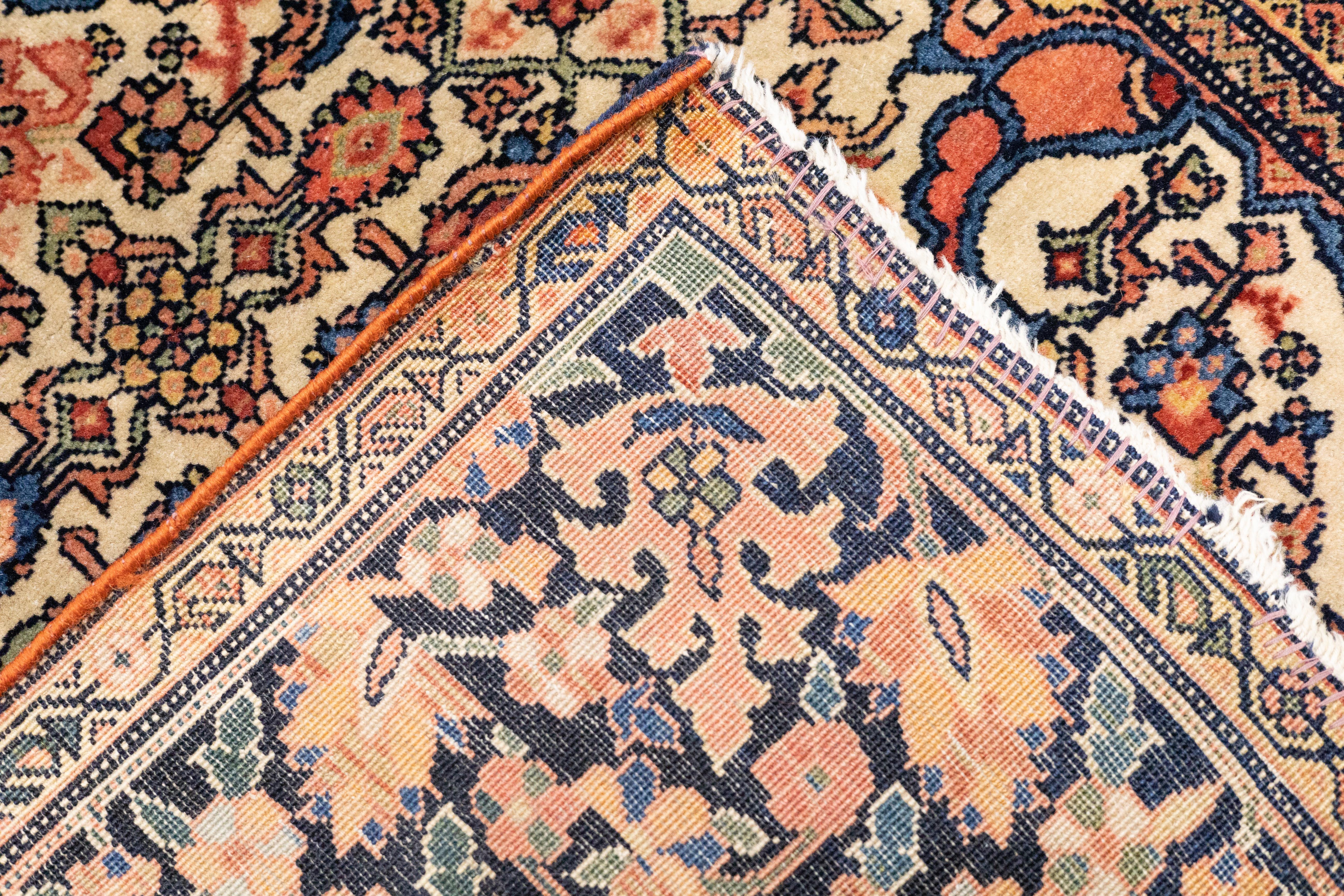 Antique Farahan Sarouk Rug 3'5'' x 5'0