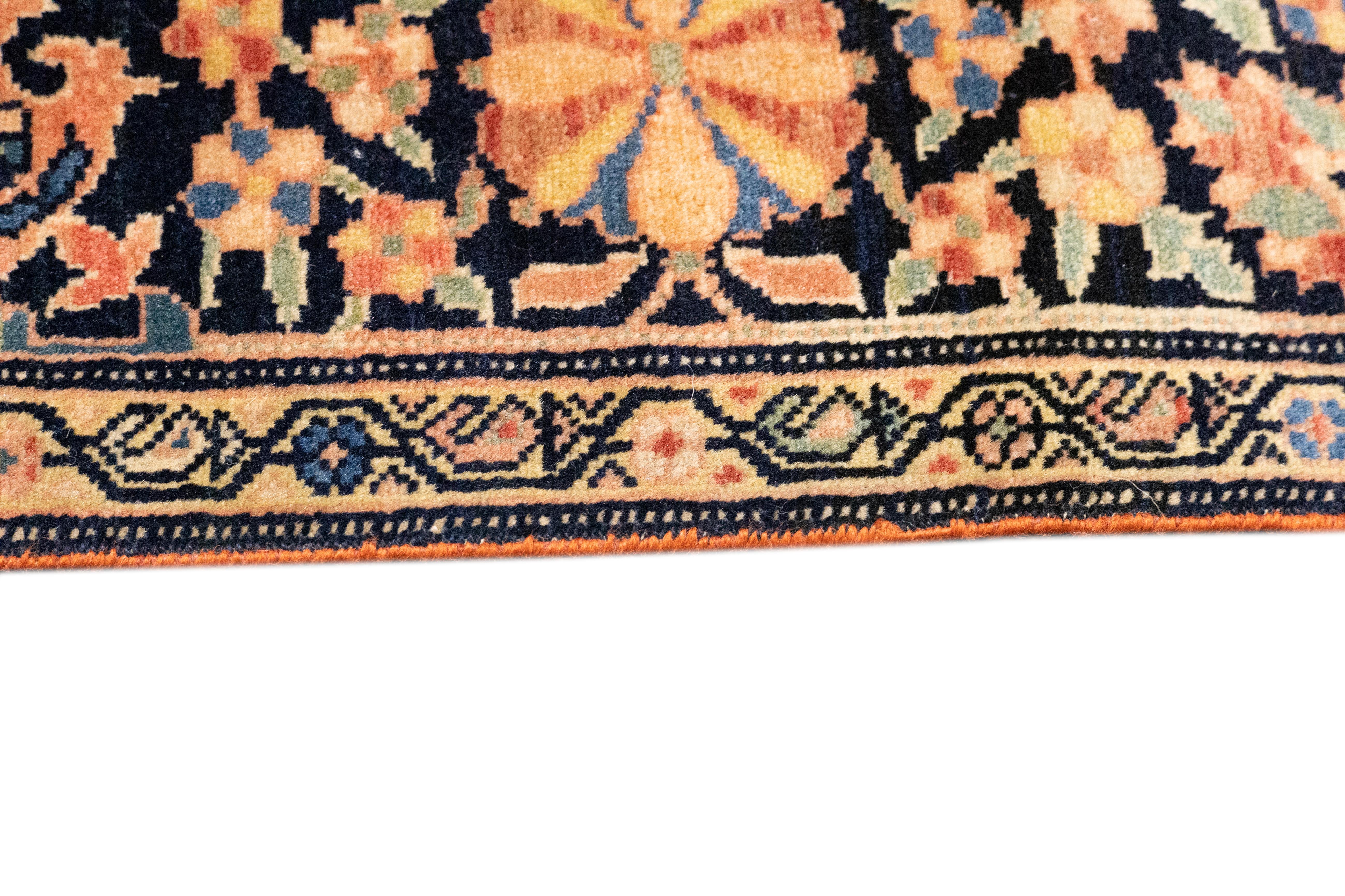 Wool Antique Farahan Sarouk Rug 3'5'' x 5'0