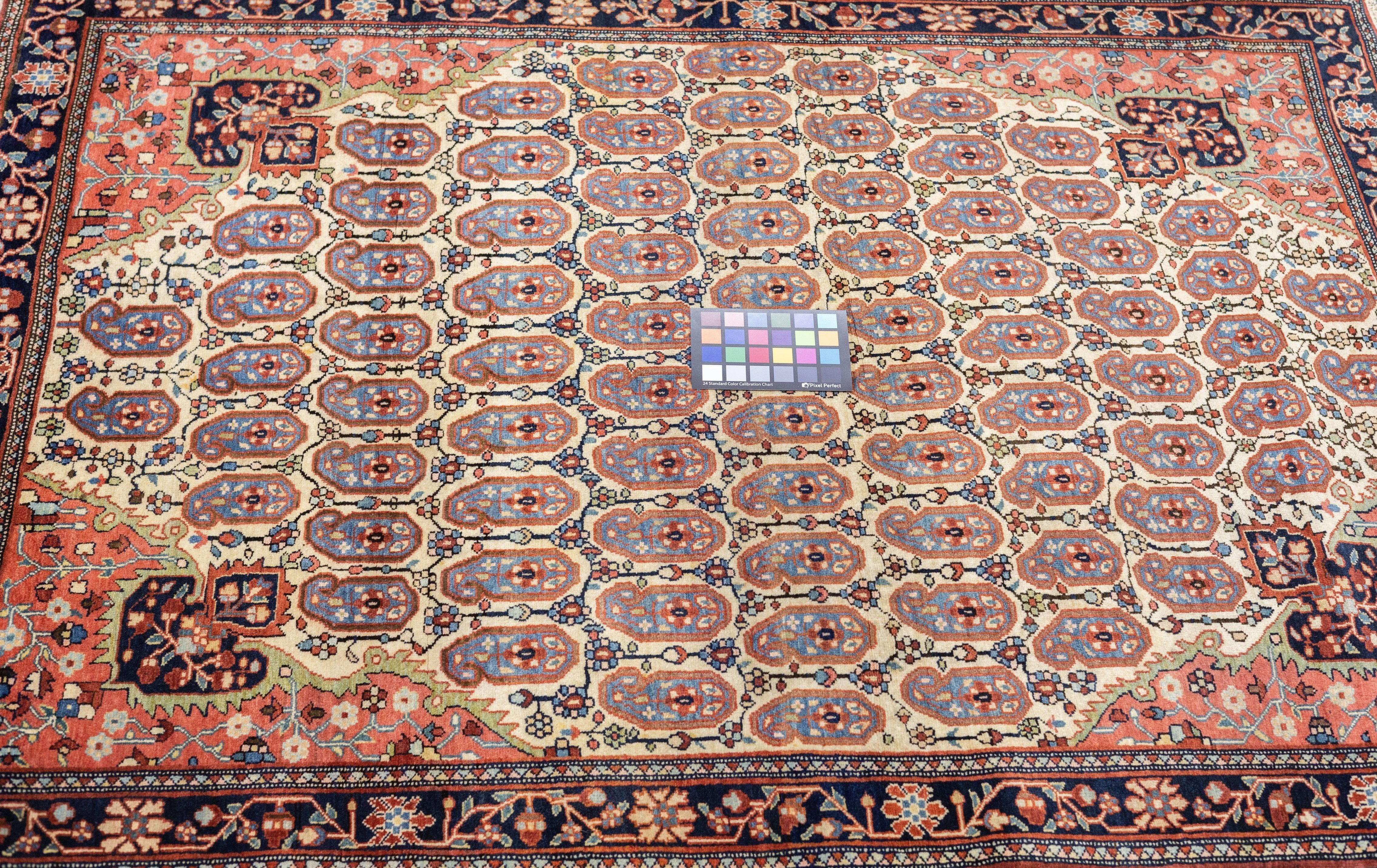 Tappeto antico Sarouk Farahan 3'8'' x 5'0'' in vendita 3
