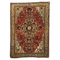 Antique Farahan Sarouk Rug 3'8'' x 5'2''