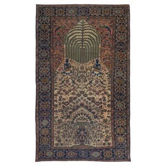 Antiker Farahan Sarouk-Teppich 3'9'' x 6'3''