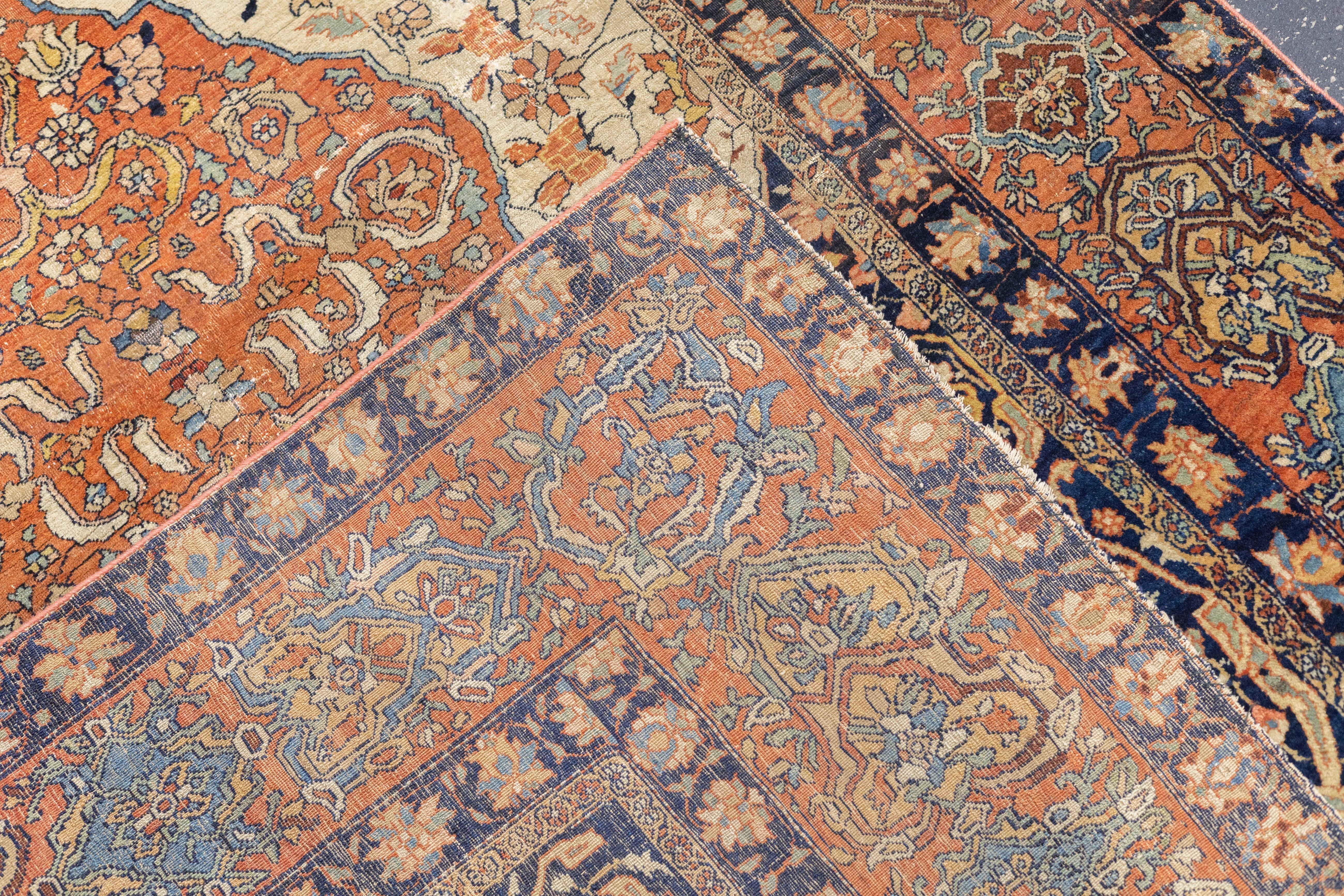 Antiker Farahan Sarouk-Teppich 4'0