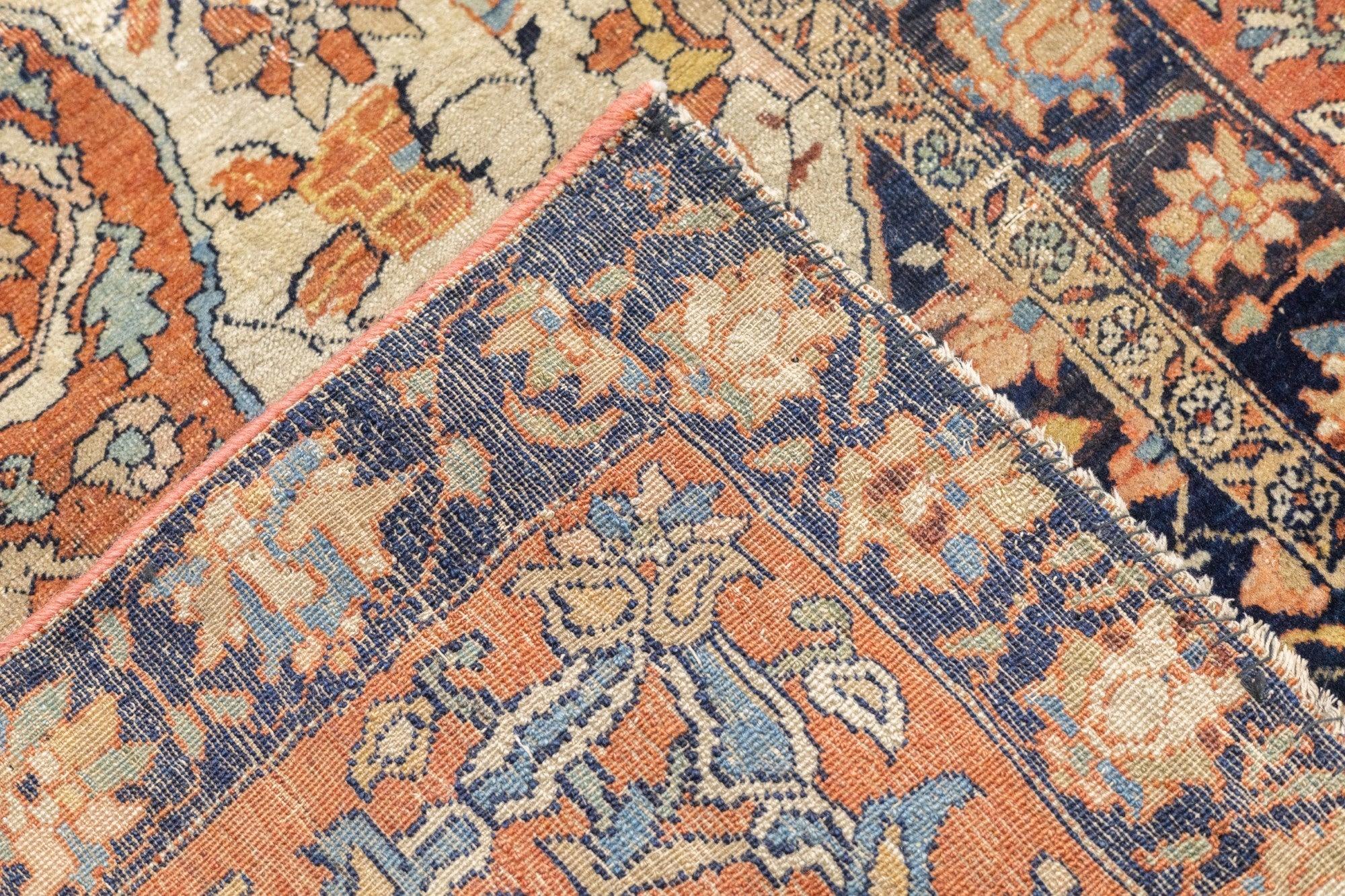 Antiker Farahan Sarouk-Teppich 4'0