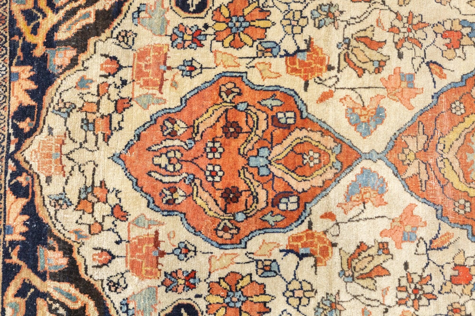 Antiker Farahan Sarouk-Teppich 4'0