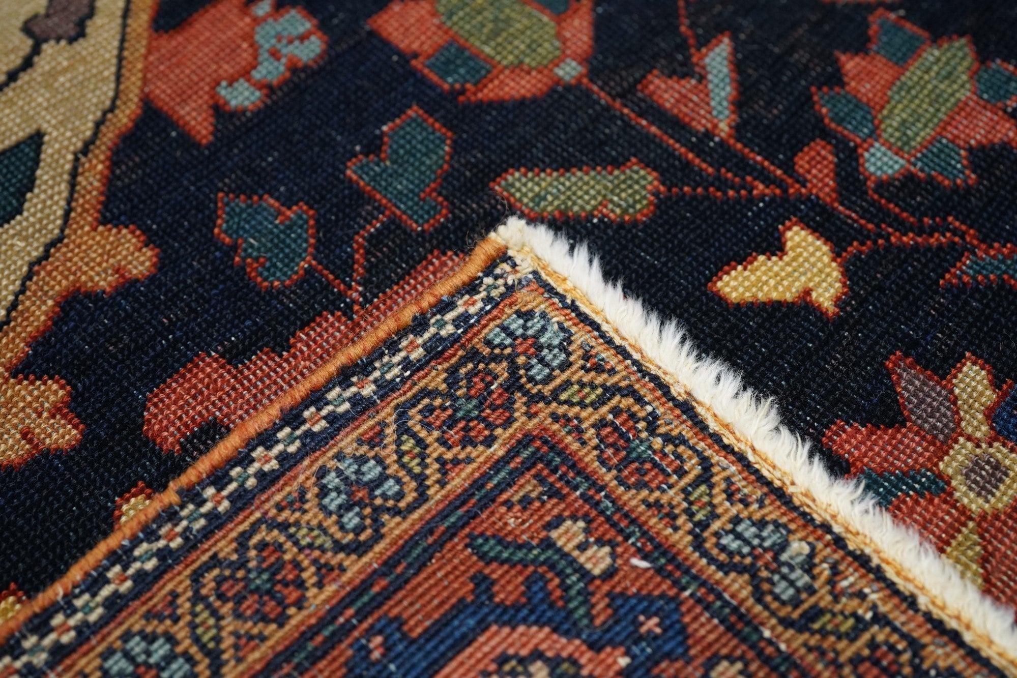 Antique Farahan Sarouk Rug 4'0'' x 6'4'' For Sale 4