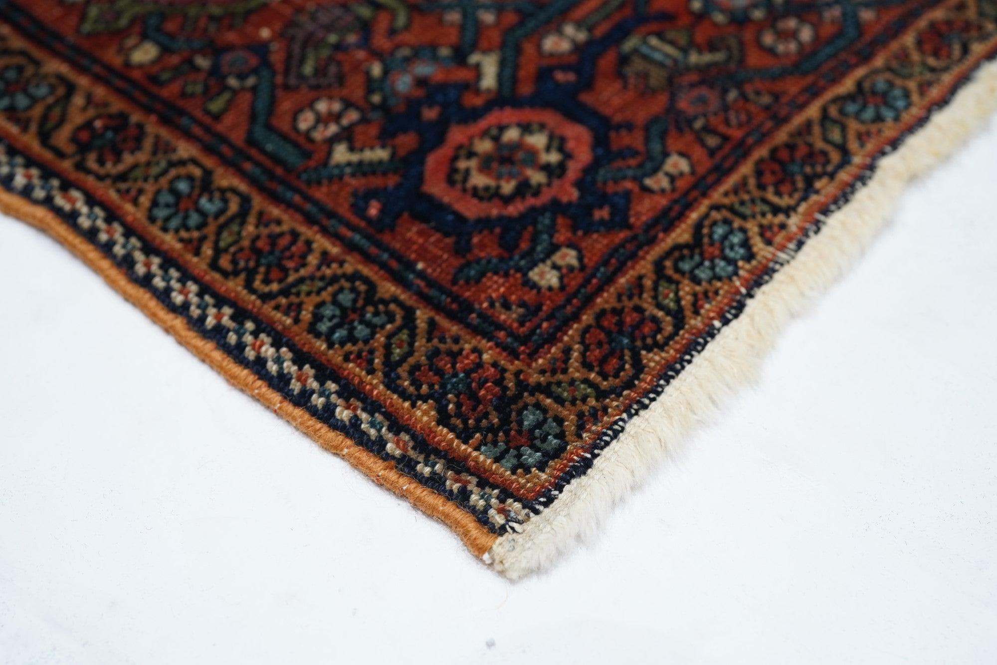 Persian Antique Farahan Sarouk Rug 4'0'' x 6'4'' For Sale