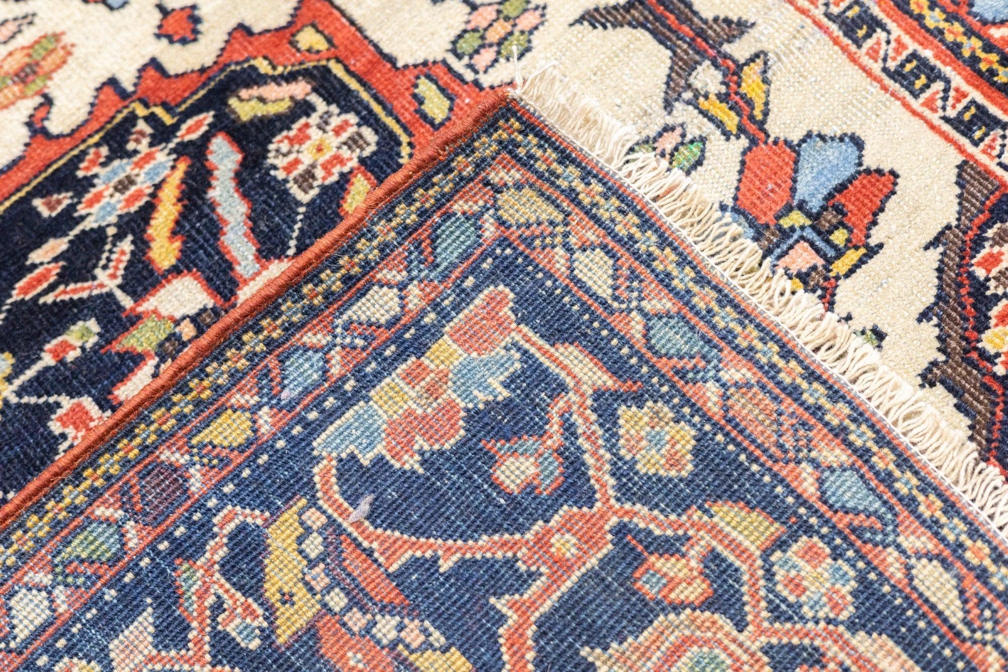 Antiker Farahan Sarouk-Teppich 4'1'' x 6'0