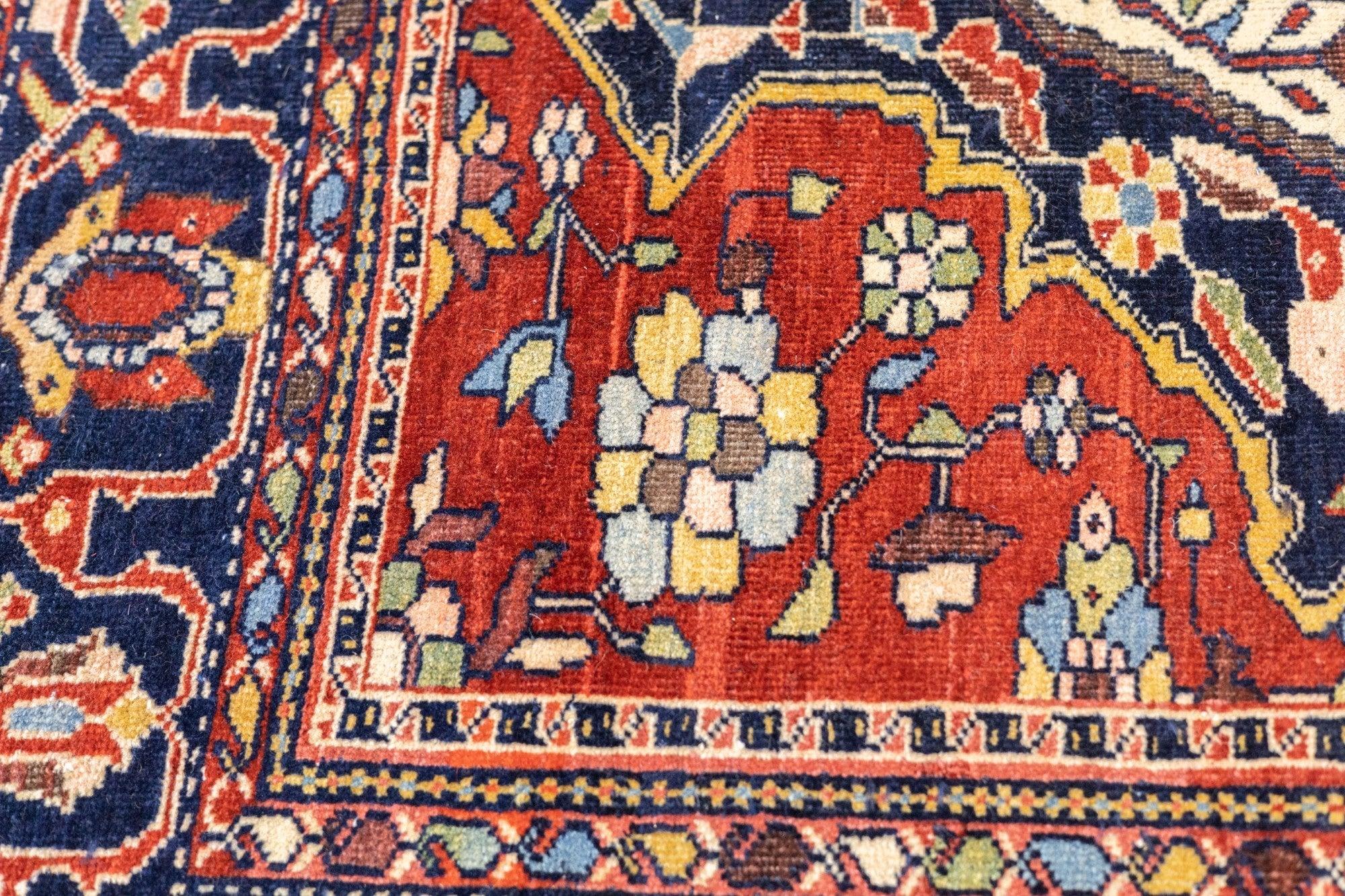 Antiker Farahan Sarouk-Teppich 4'1'' x 6'0