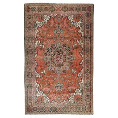 Antique Farahan Sarouk Rug 4'2'' x 6'5''
