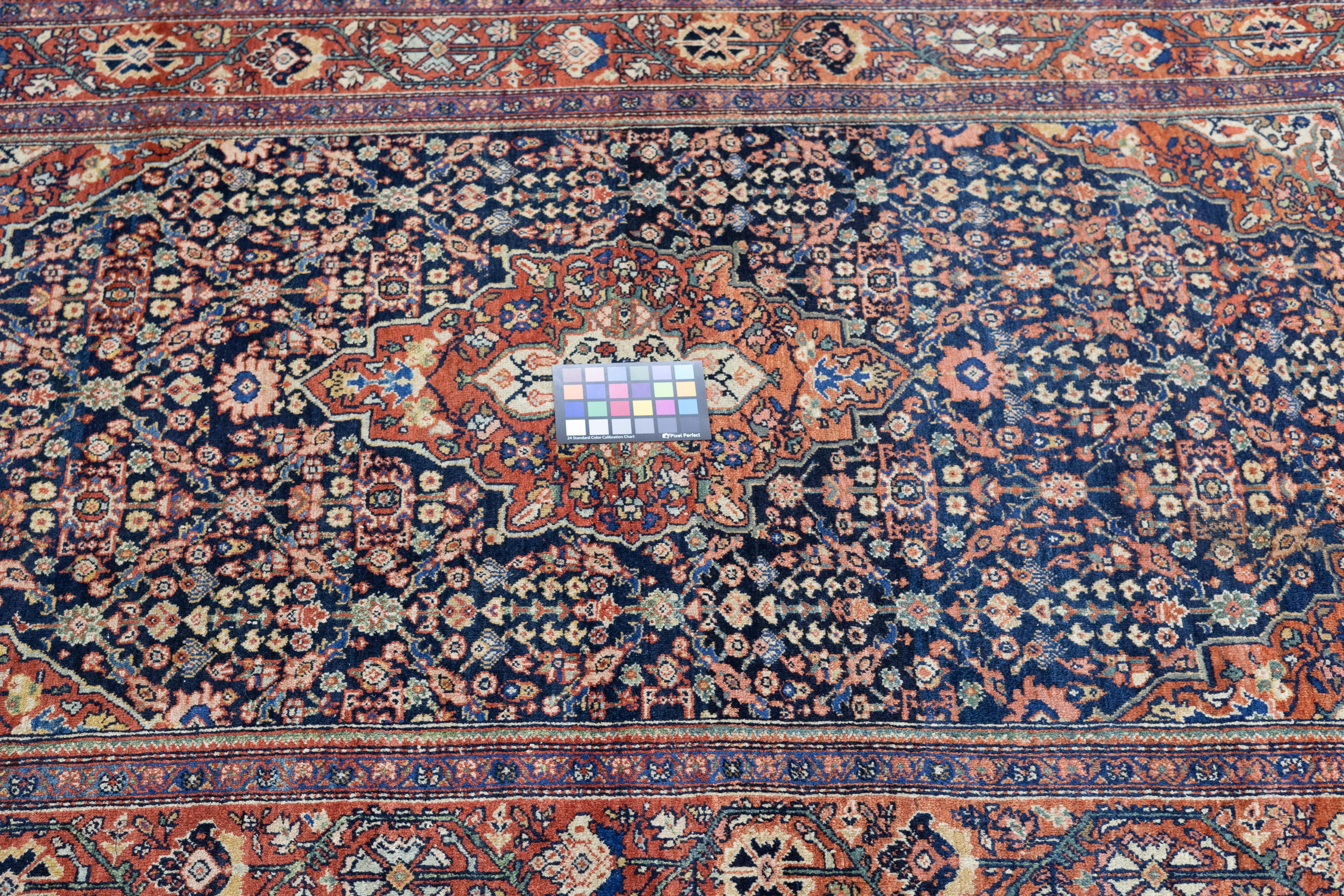 Antique Farahan Sarouk Rug 4'3'' x 6'10'' For Sale 3