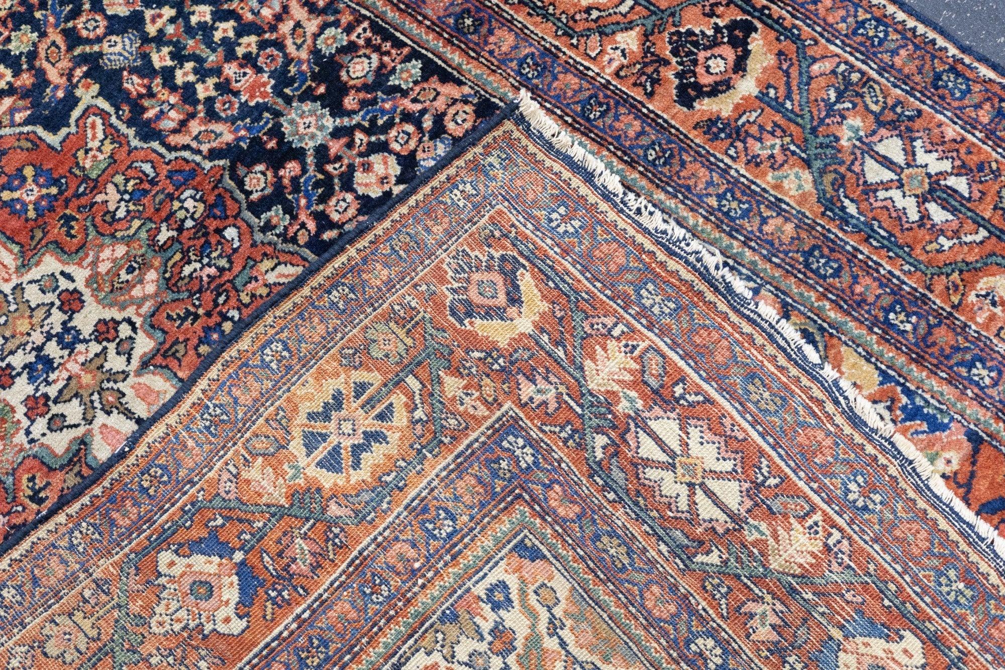 Antique Farahan Sarouk Rug 4'3'' x 6'10'' For Sale 4