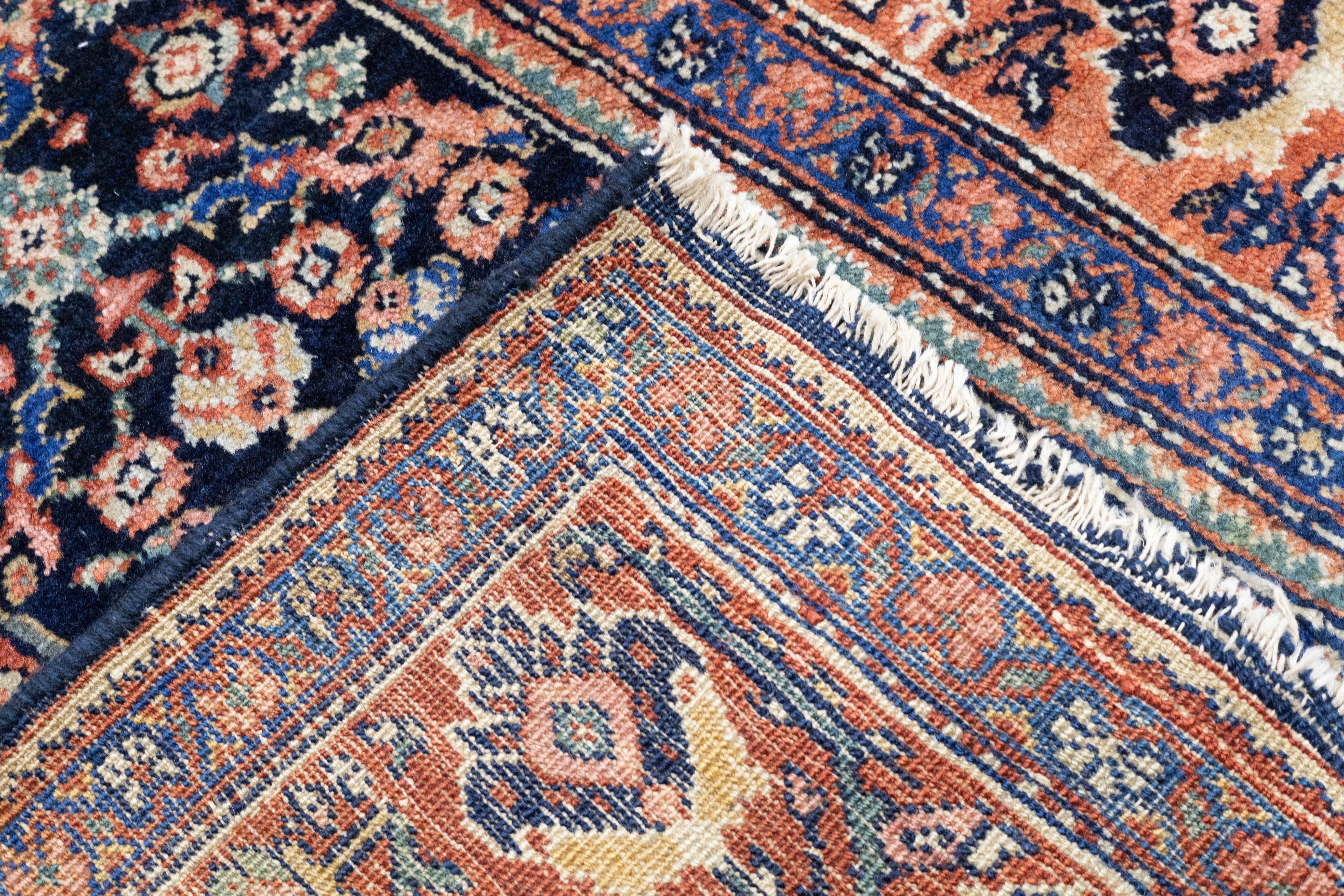 Antique Farahan Sarouk Rug 4'3'' x 6'10'' For Sale 5