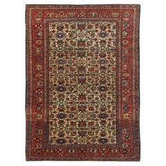 Antique Farahan Sarouk Rug 4'3'' x 6'2''