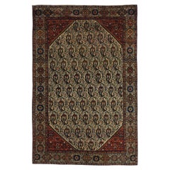 Antique Farahan Sarouk RugAntique Farahan Sarouk Rug 4'3'' x 6'5''