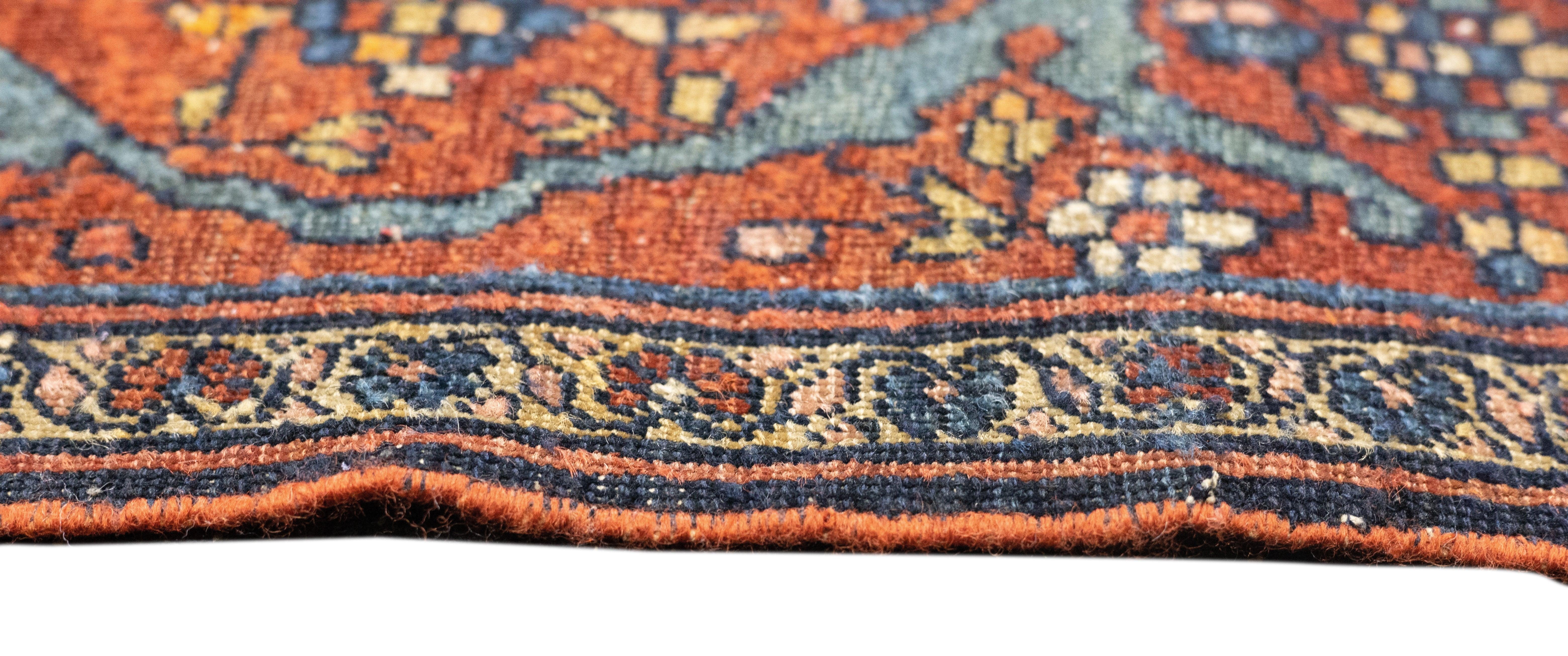 Antiker Farahan Sarouk-Teppich 4'3'' x 6'6'' (Wolle) im Angebot