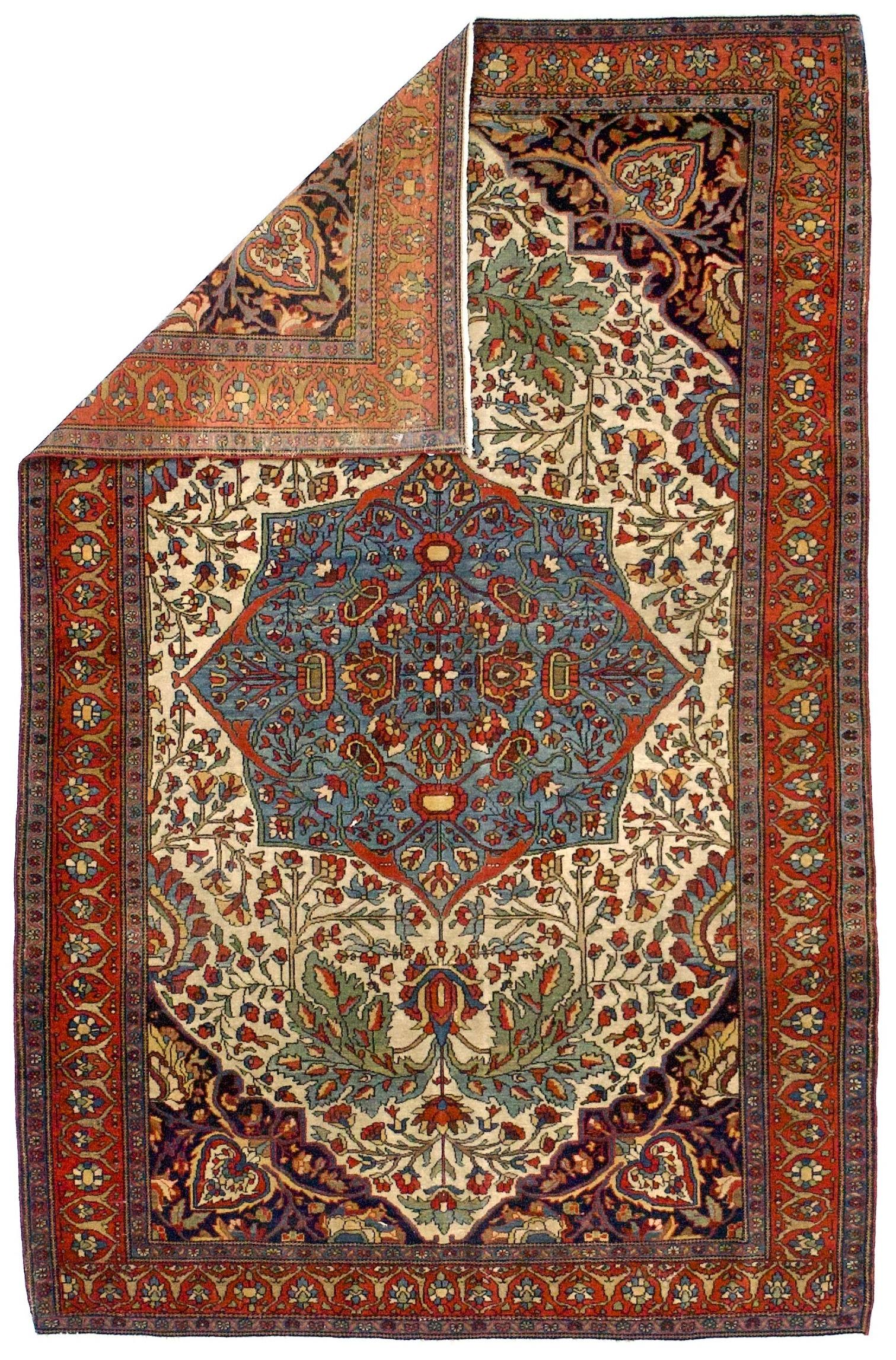 Tappeto antico Sarouk Farahan 4'3