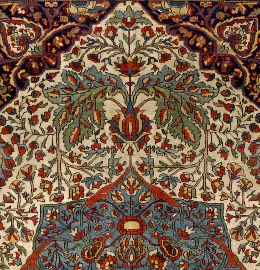 Tappeto antico Sarouk Farahan 4'3