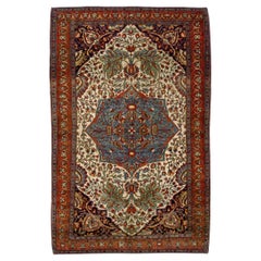 Antique Farahan Sarouk Rug 4'3" x 6’7"