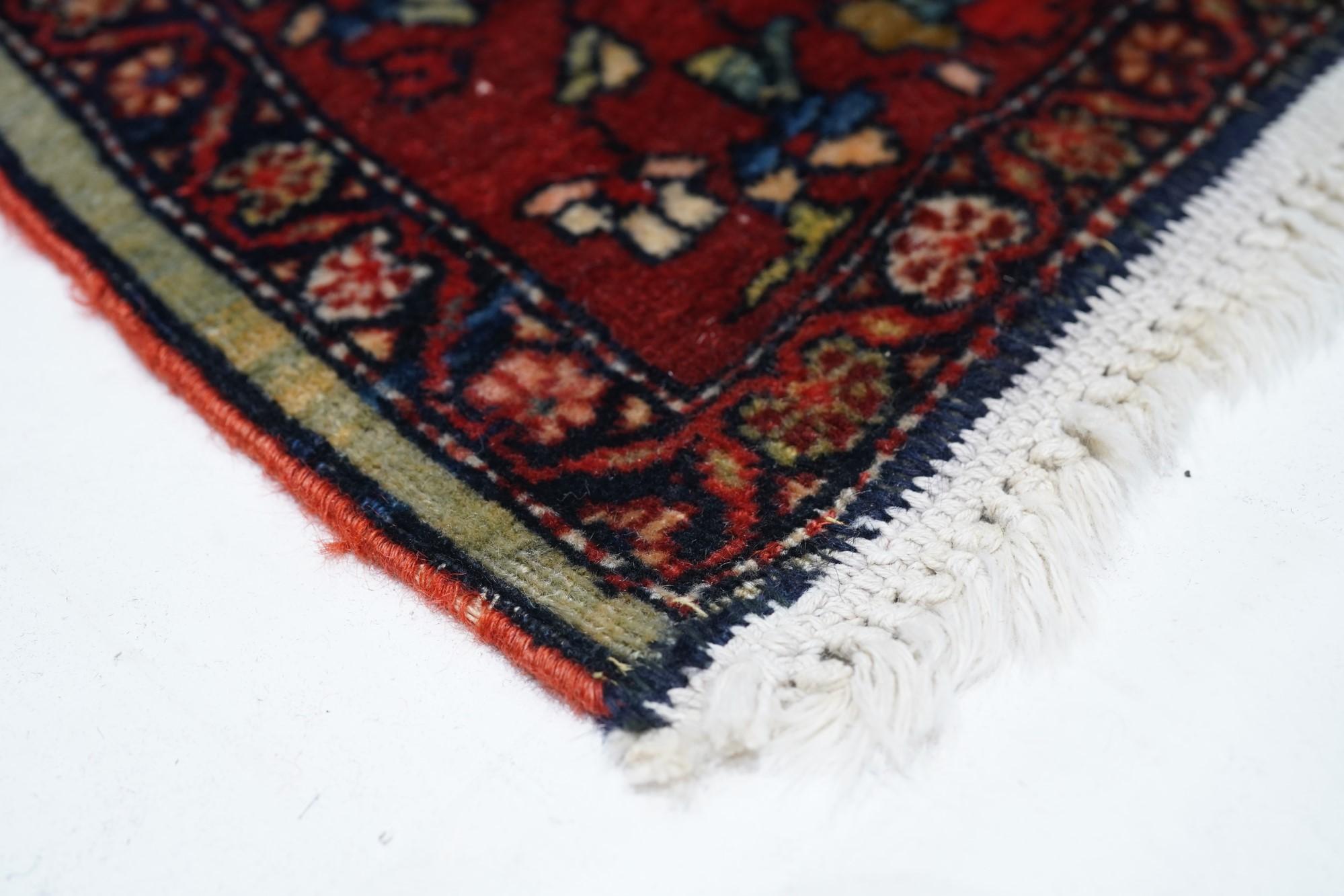 Persian Antique Farahan Sarouk Rug For Sale