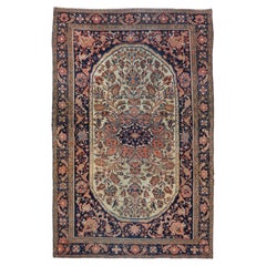 Antique Farahan Sarouk Rug