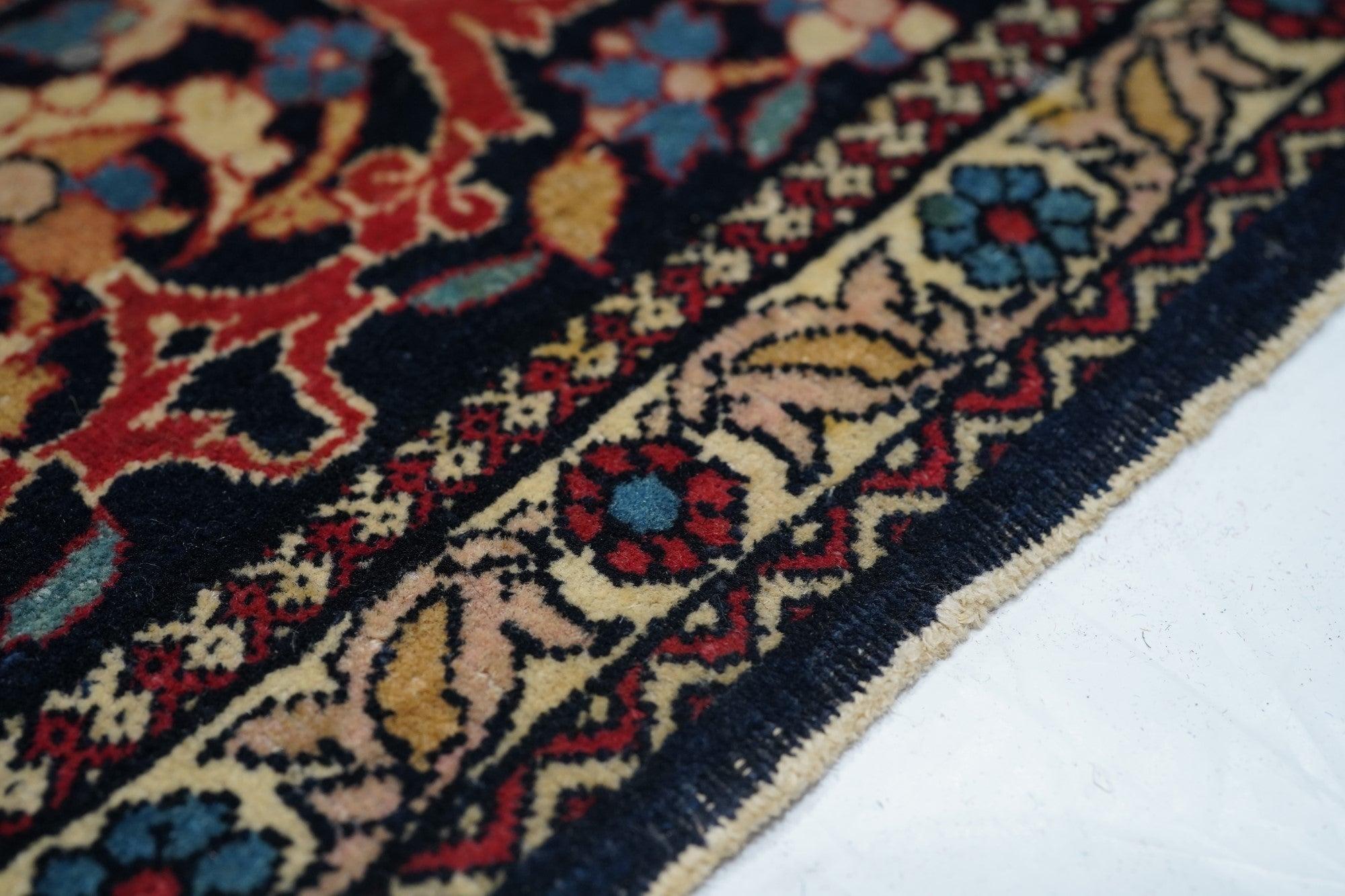 Persiano Tappeto antico Sarouk Farahan 4'7'' x 6'10'' in vendita