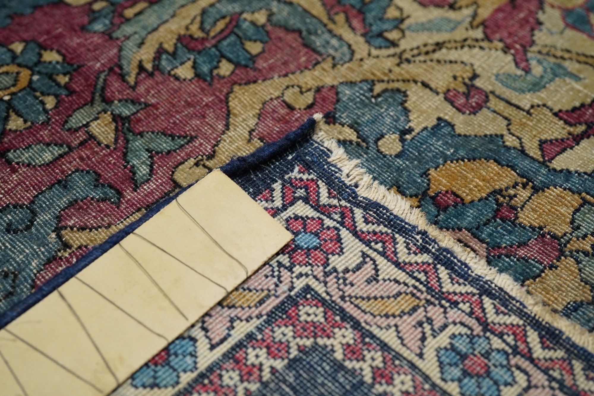 XIX secolo Tappeto antico Sarouk Farahan 4'7'' x 6'10'' in vendita
