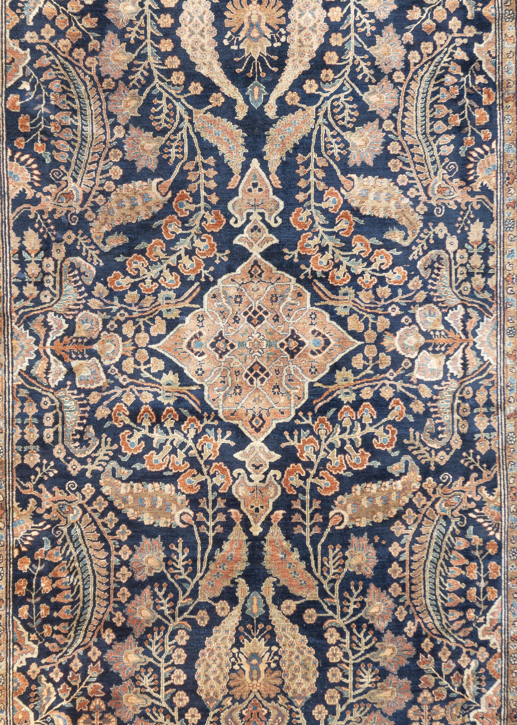 Antiker Farahan Sarouk-Teppich 8'6'' x 11'2'' (Handgeknüpft) im Angebot