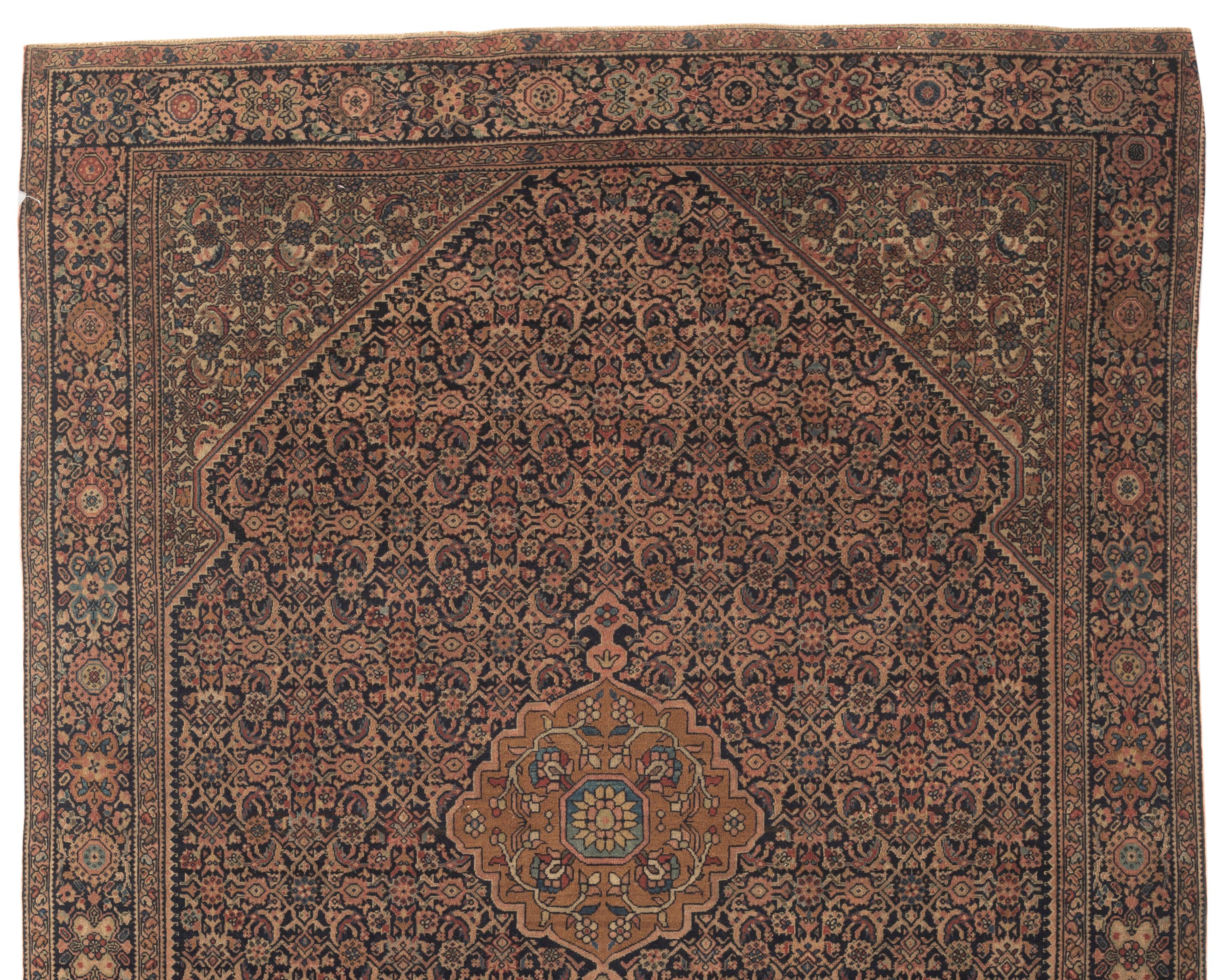 Persian Antique Farahan Sarouk Rug, circa 1880 For Sale