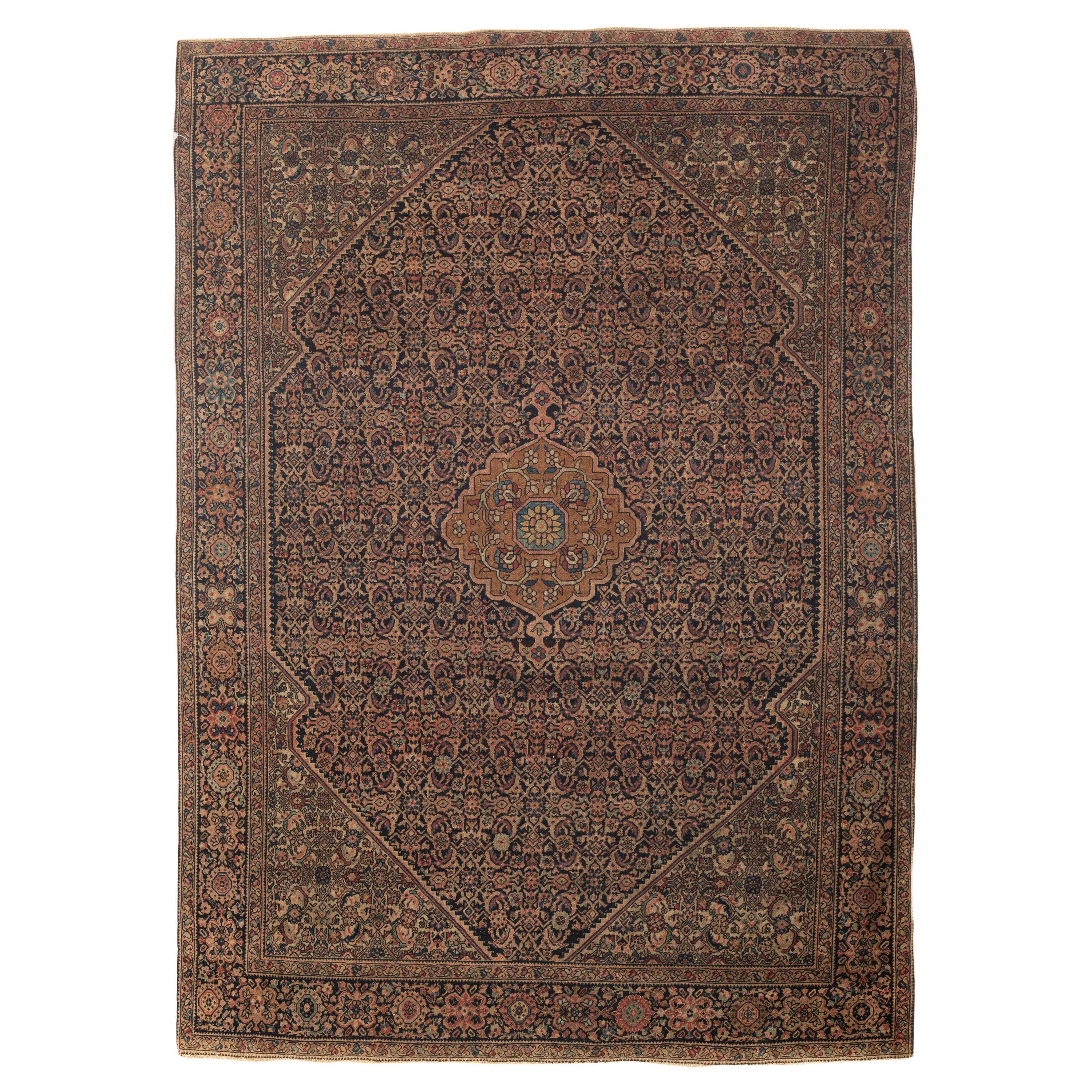 Antique Farahan Sarouk Rug, circa 1880