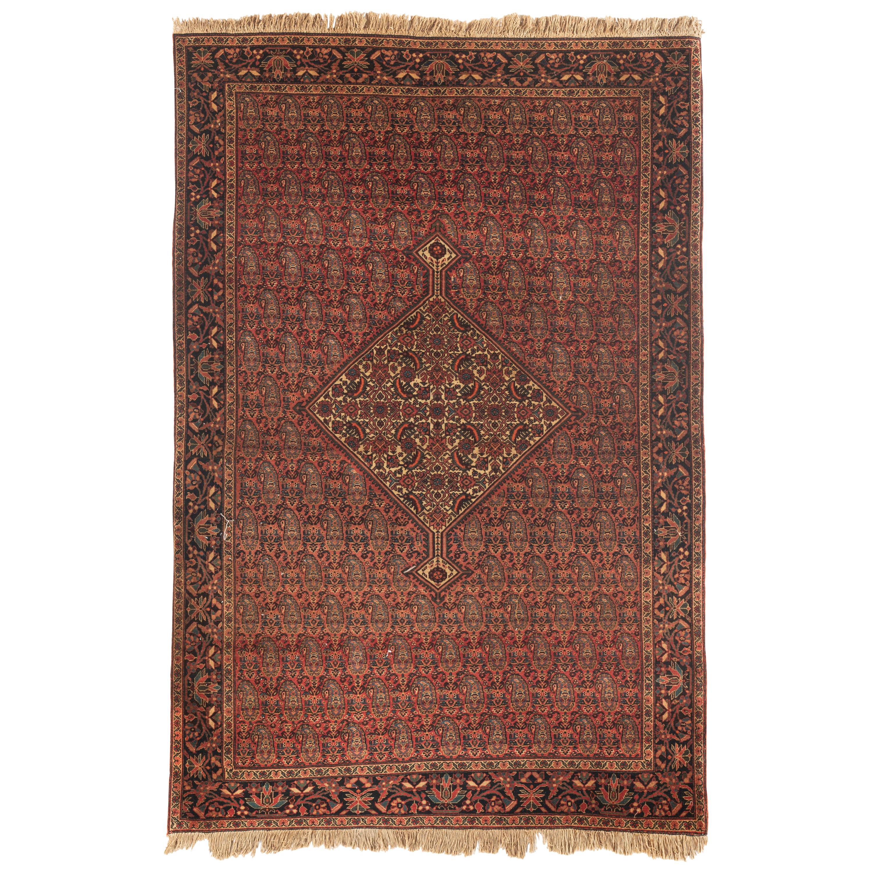 Antique Farahan Sarouk Rug, circa 1890