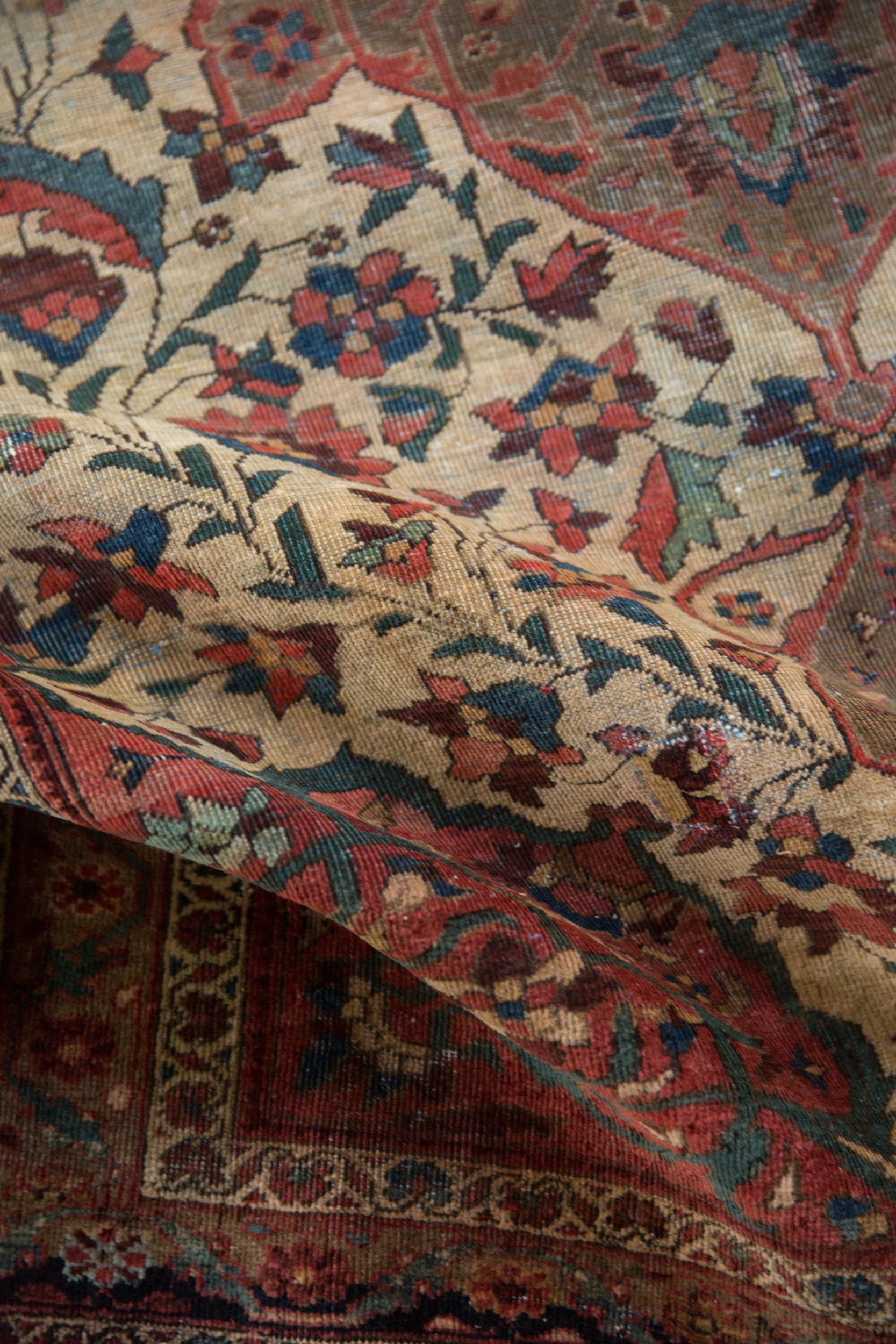 Antique Farahan Sarouk Rug 1