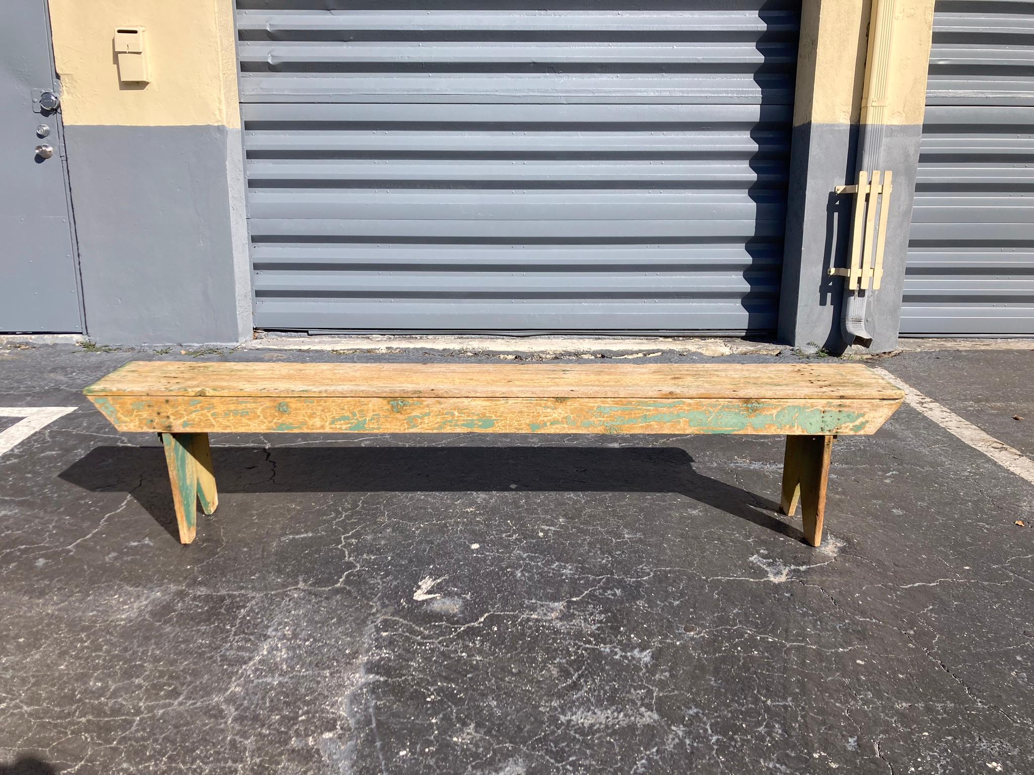 Antique Farm Bench For Sale 3