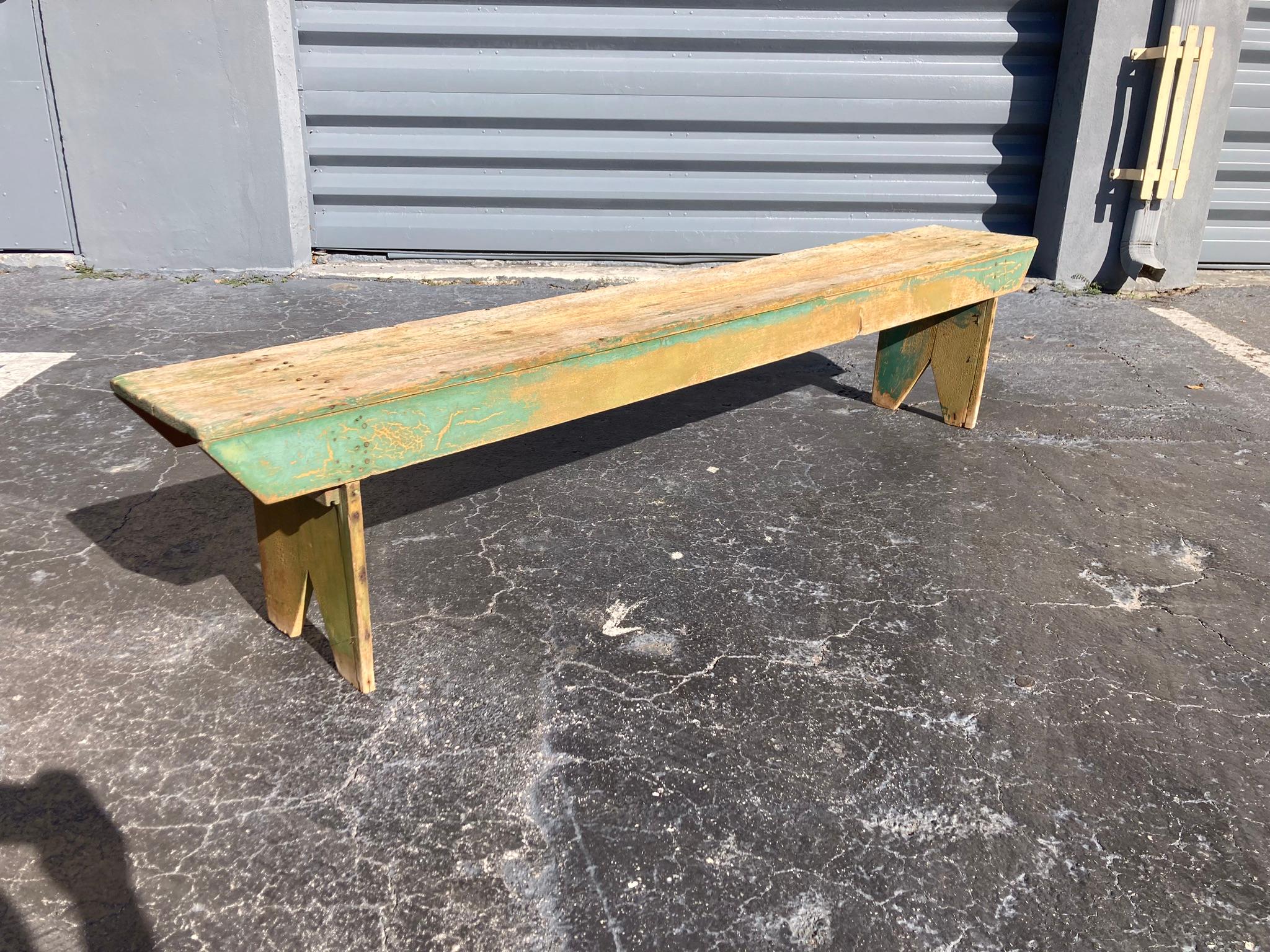 Banc de ferme antique en vente 7